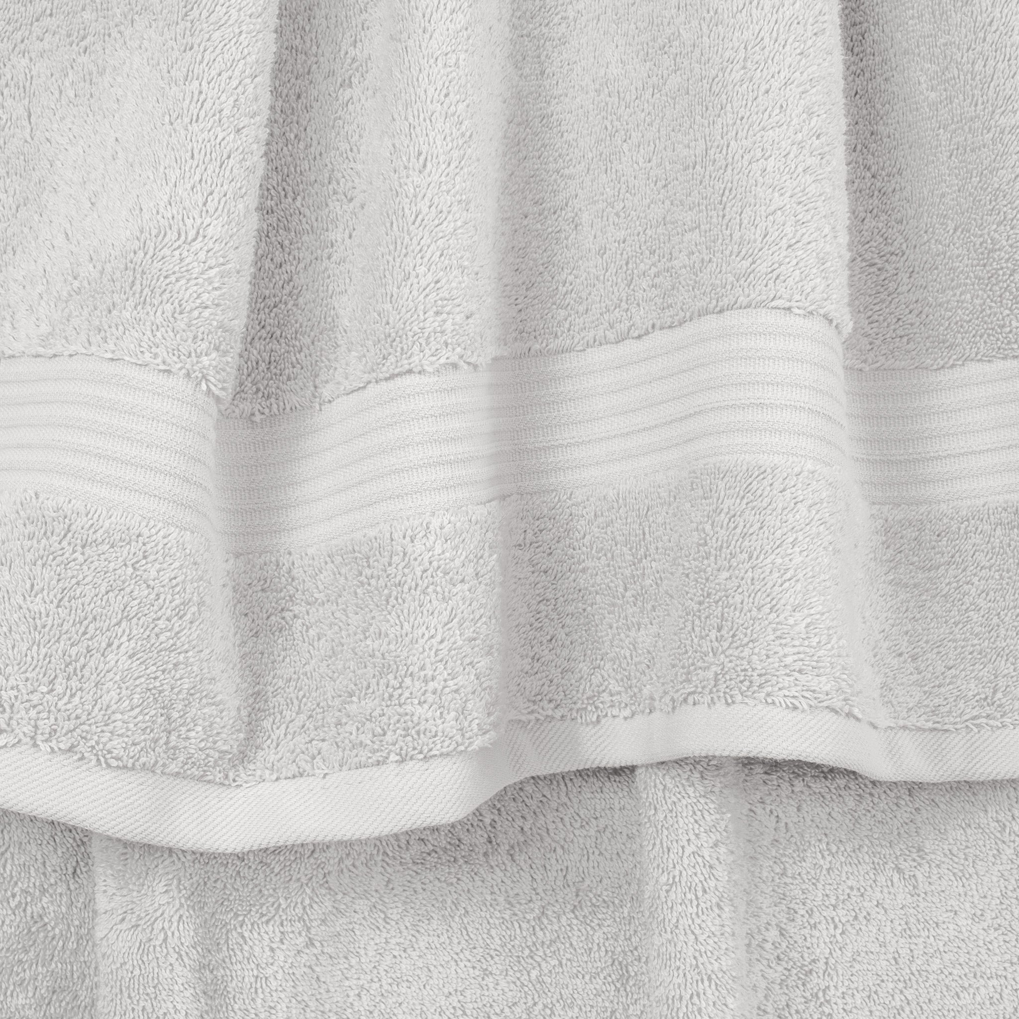 American-softlinen Bekos 100% Cotton Turkish Towels 6 Piece Bath Towel Set -silver-gray-03