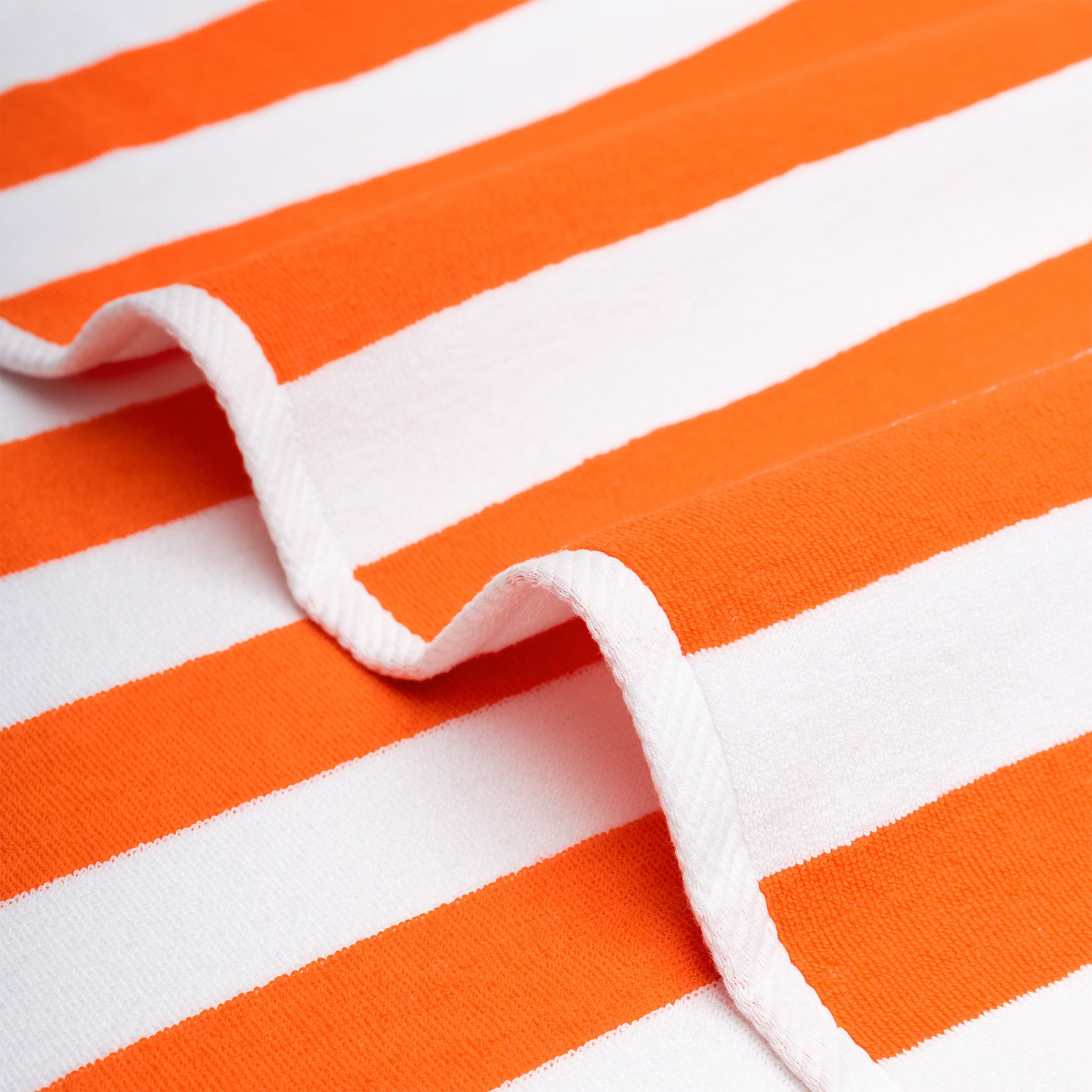 American-softlinen Cabana Striped Beach Towel 32 Set Case Pack -orange-white-5