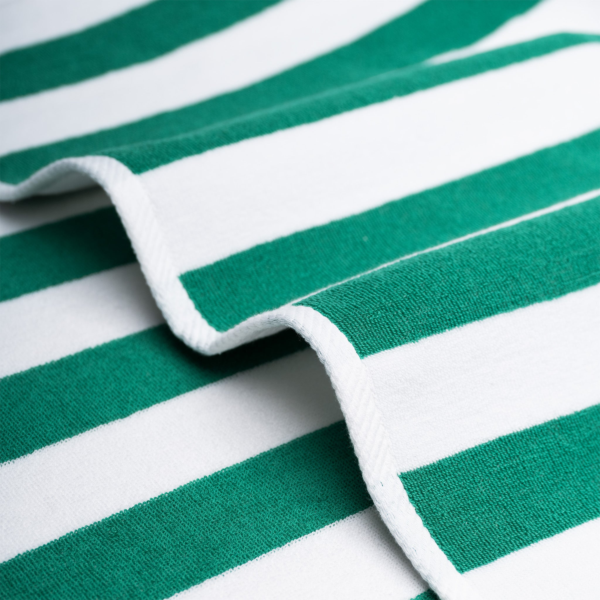 American-softlinen Cabana Oversized Beach Towel -green-white-5