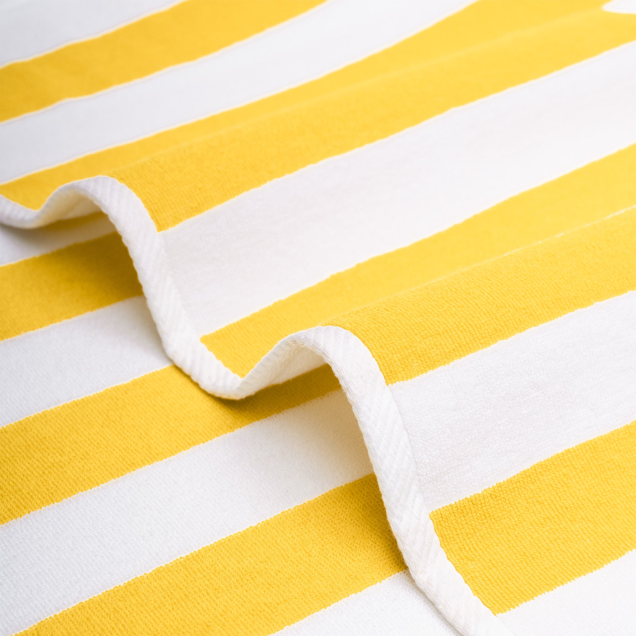 American-softlinen Cabana Oversized Beach Towel -yellow-white-5