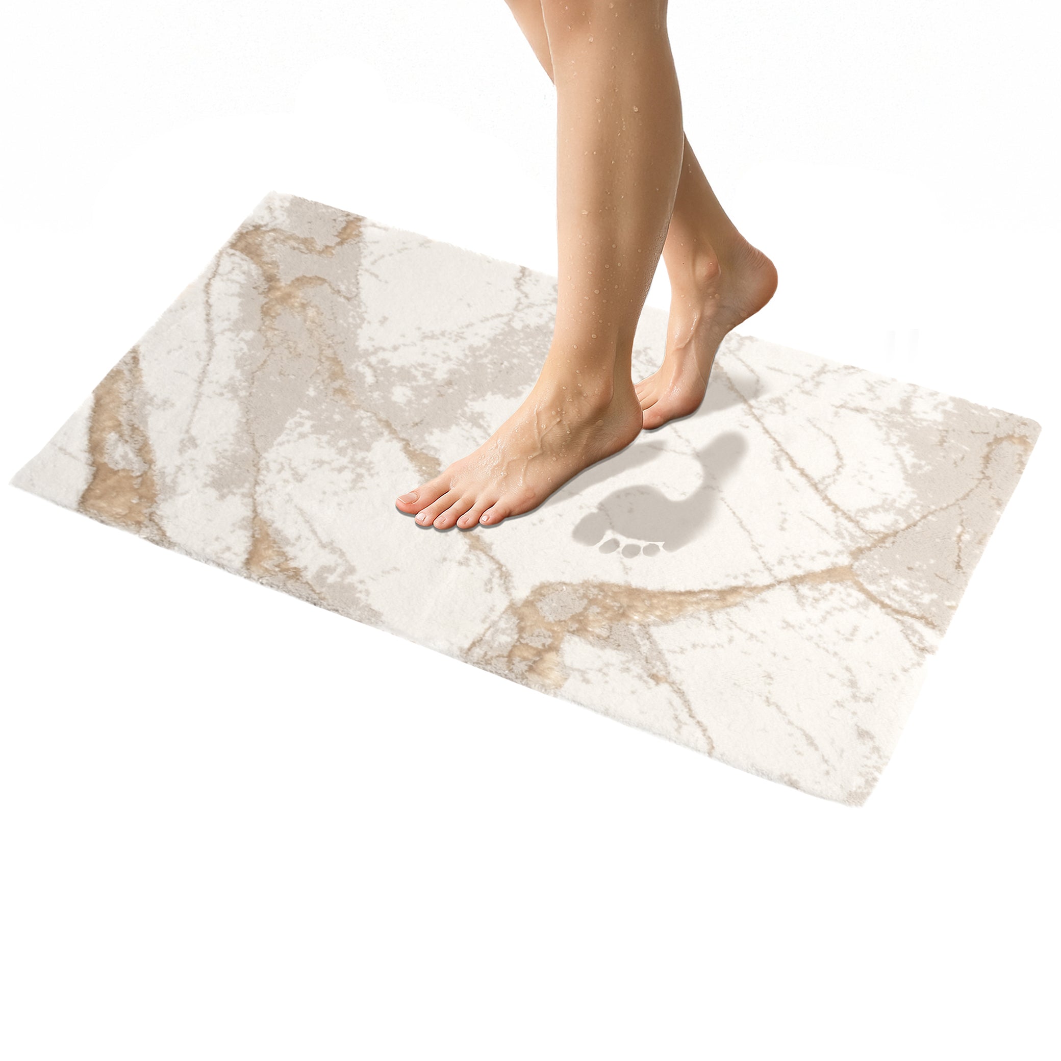 American-softlinen Emest Bath Rug – 24"x36" Decorative Premium Cotton Bath Mats for Bathroom