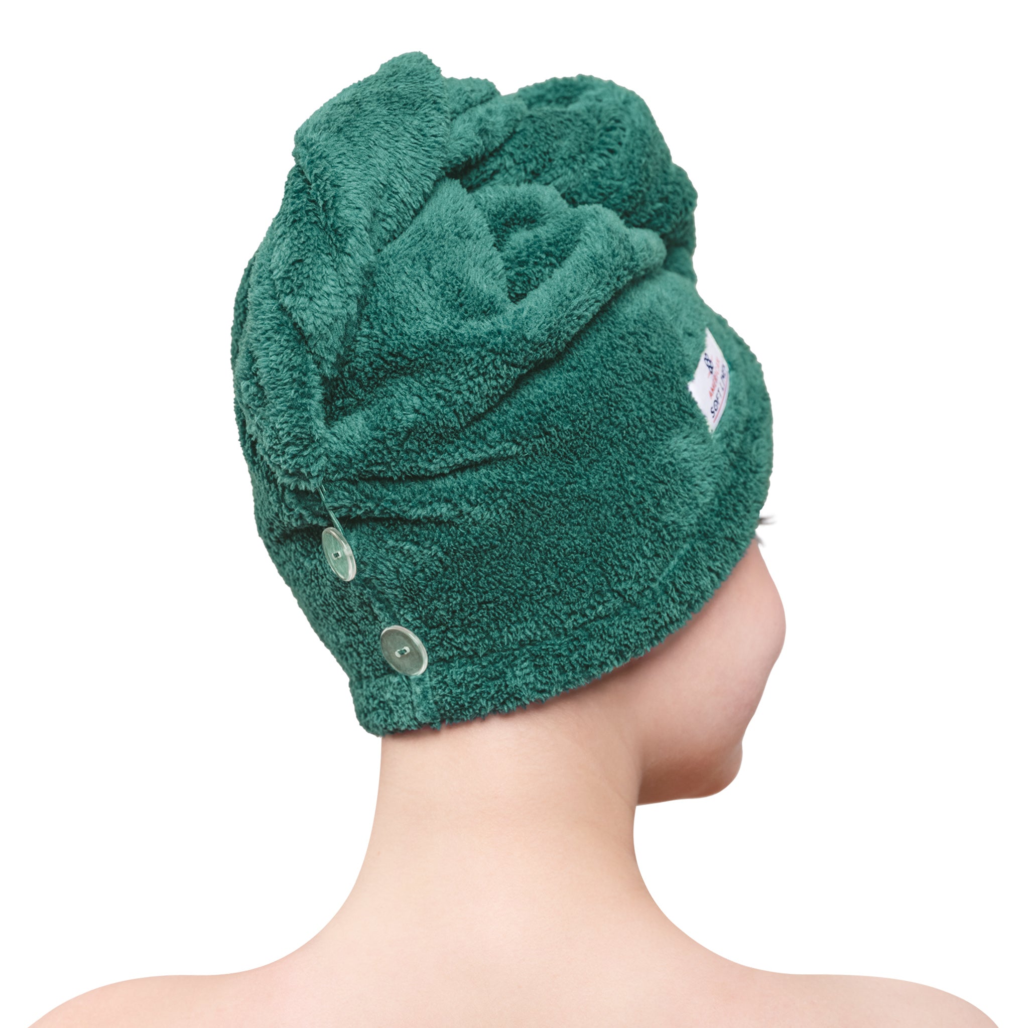 American-softlinen Extremely Soft Super Absorbent and Fast Drying Hair Towel -colonial-blue-3