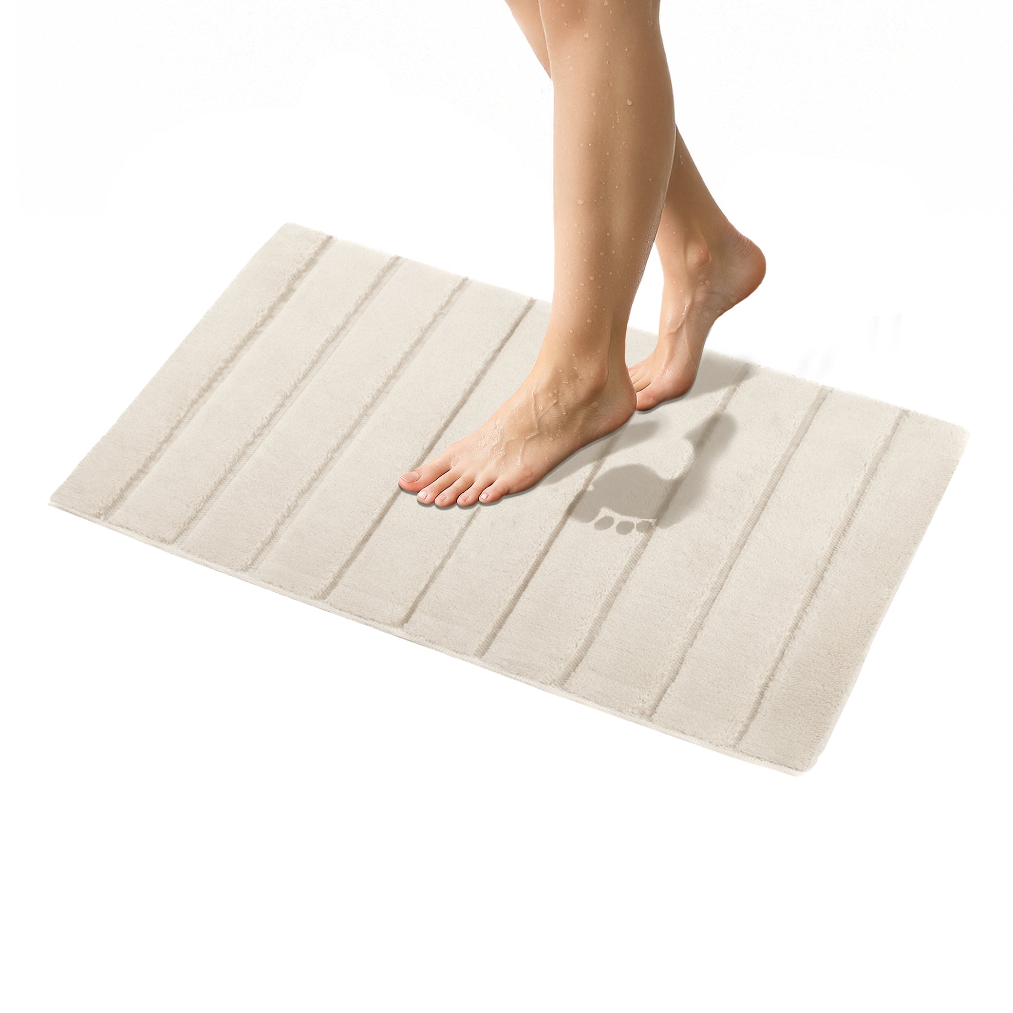 American-softlinen Katiy Bath Rug – 21x34 Inches Non-Slip Premium Cotton Comfort - Bath Mats for Bathroom