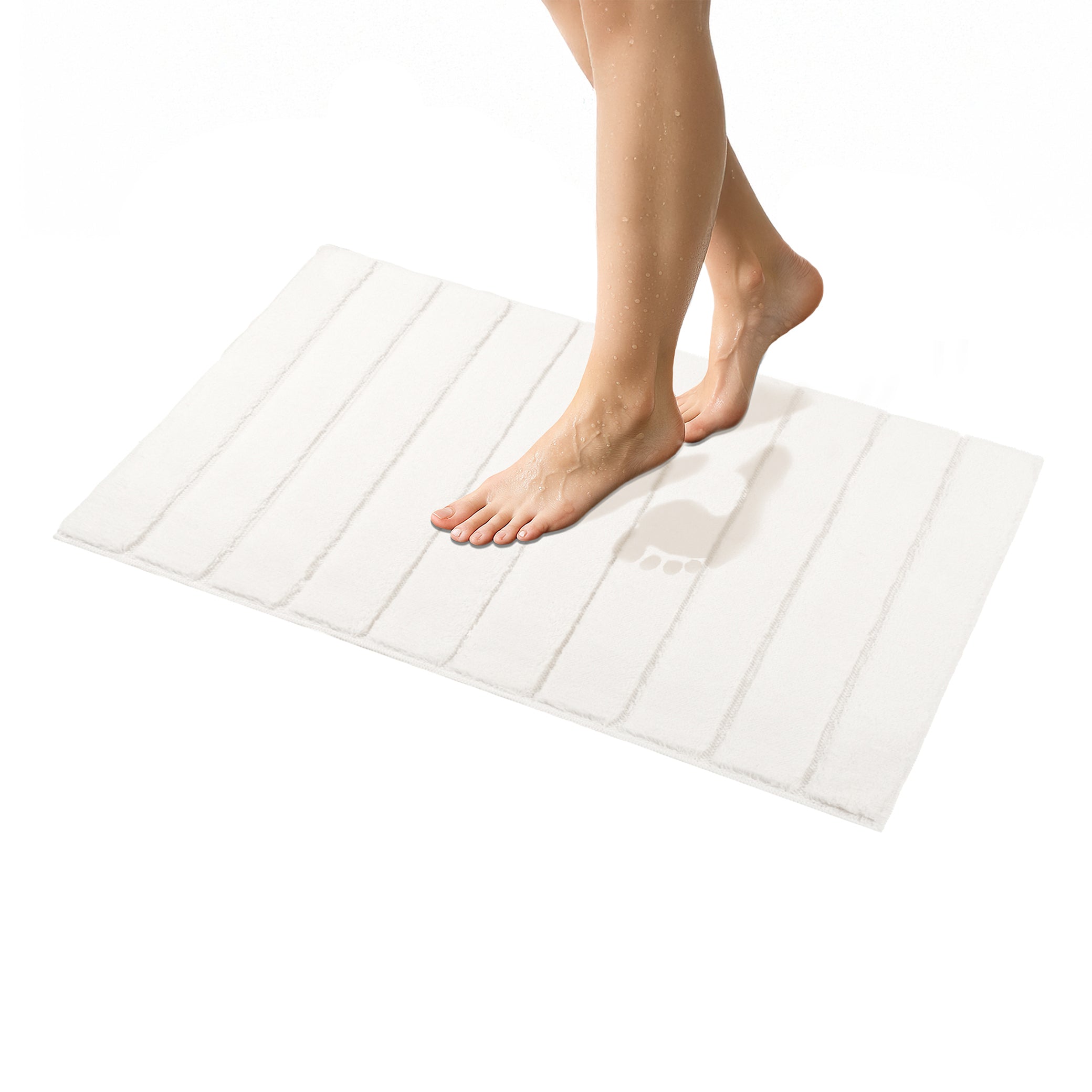 American-softlinen Katiy Bath Rug – 21x34 Inches Non-Slip Premium Cotton Comfort - Bath Mats for Bathroom