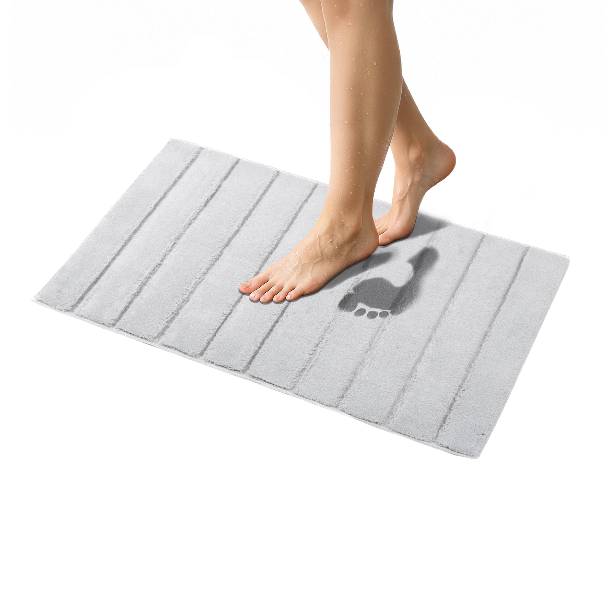 American-softlinen Katiy Bath Rug – 21x34 Inches Non-Slip Premium Cotton Comfort - Bath Mats for Bathroom
