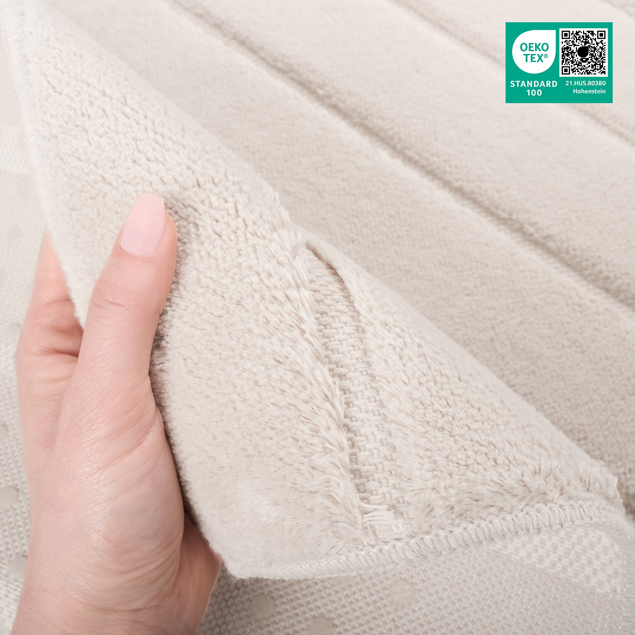 American-softlinen Katiy Bath Rug – 21x34 Inches Non-Slip Premium Cotton Comfort - Bath Mats for Bathroom