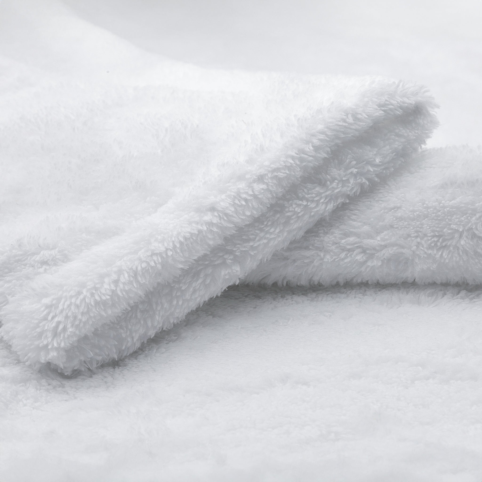 American-softlinen Super Soft, Absorbent and Fluffy, Unisex Fleece Bathrobe S-M-white-5