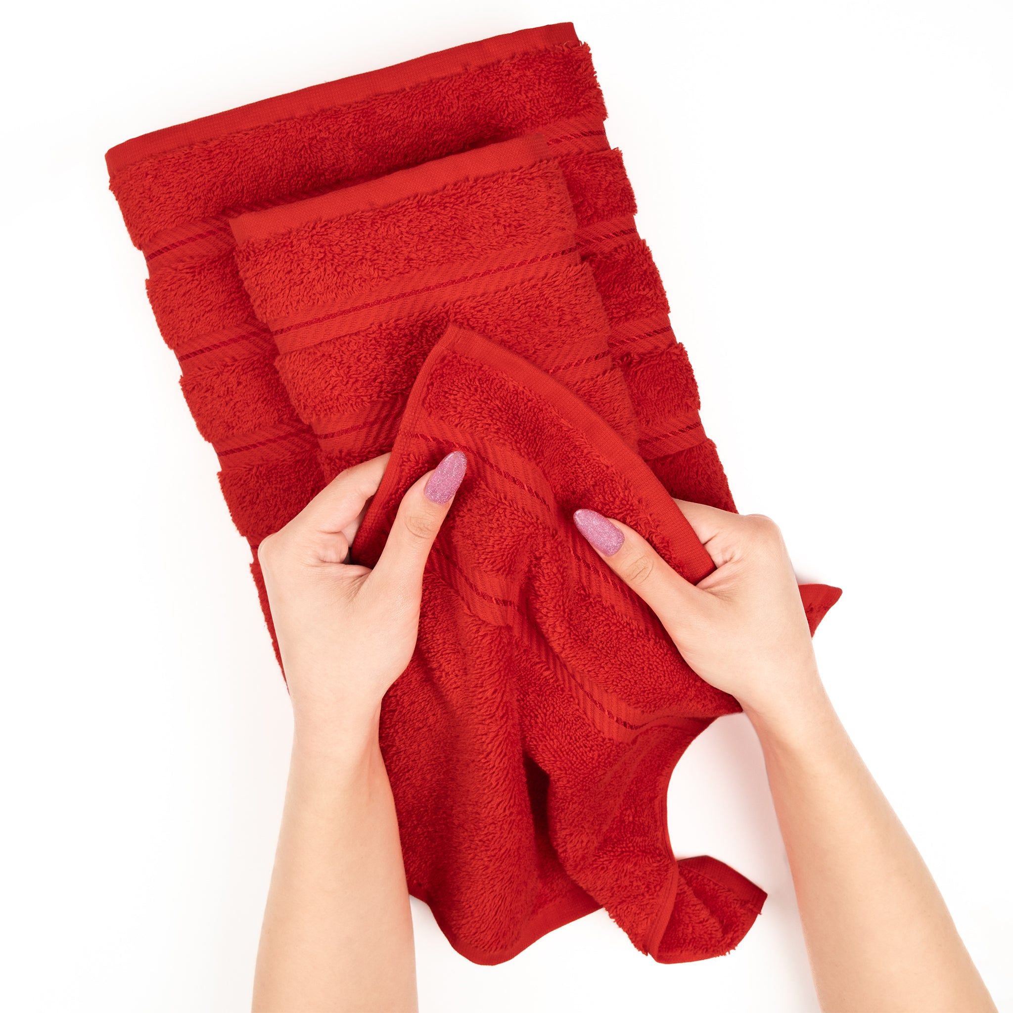 American-softlinen - 35x70 Jumbo Bath Sheet Turkish Bath Towel - 16 Piece Case Pack - red 5