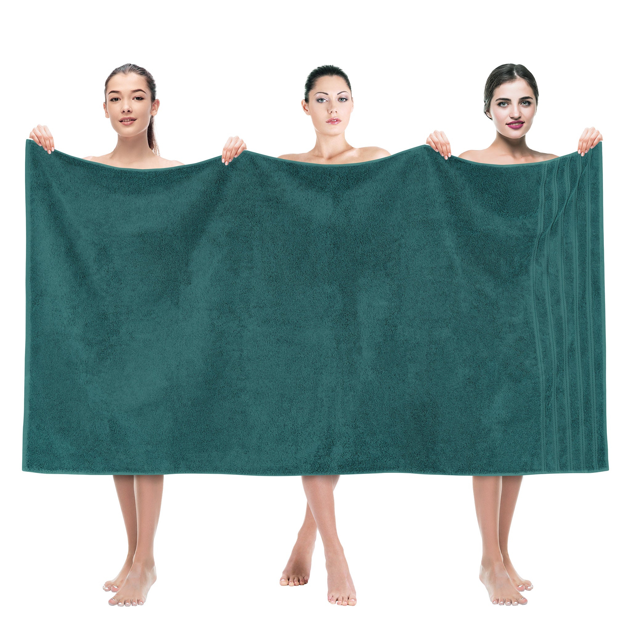 American-softlinen 35x70 Inch 100% Turkish Cotton Jumbo Bath Sheet colonial-blue-1