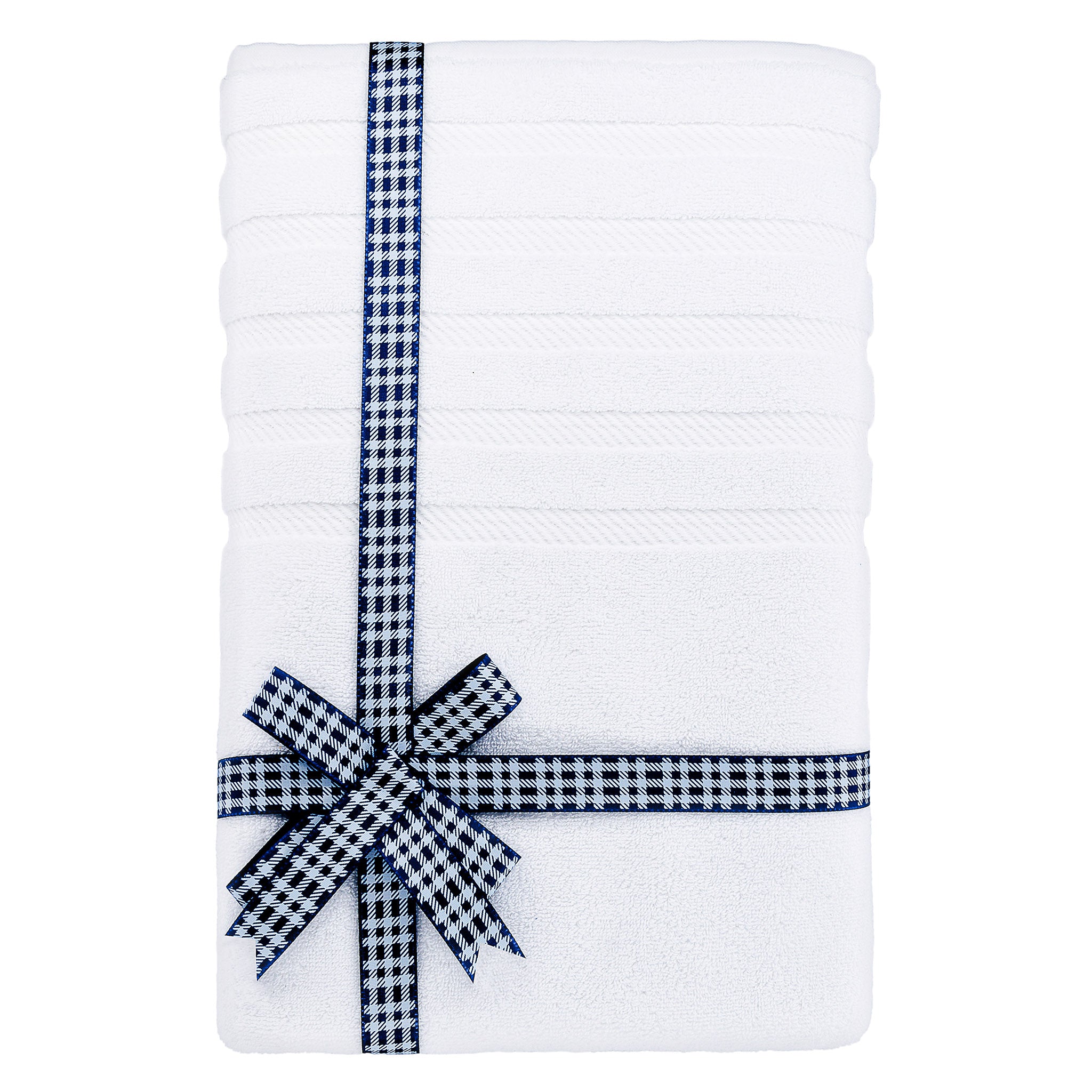 American-softlinen 35x70 Inch 100% Turkish Cotton Jumbo Bath Sheet white-3