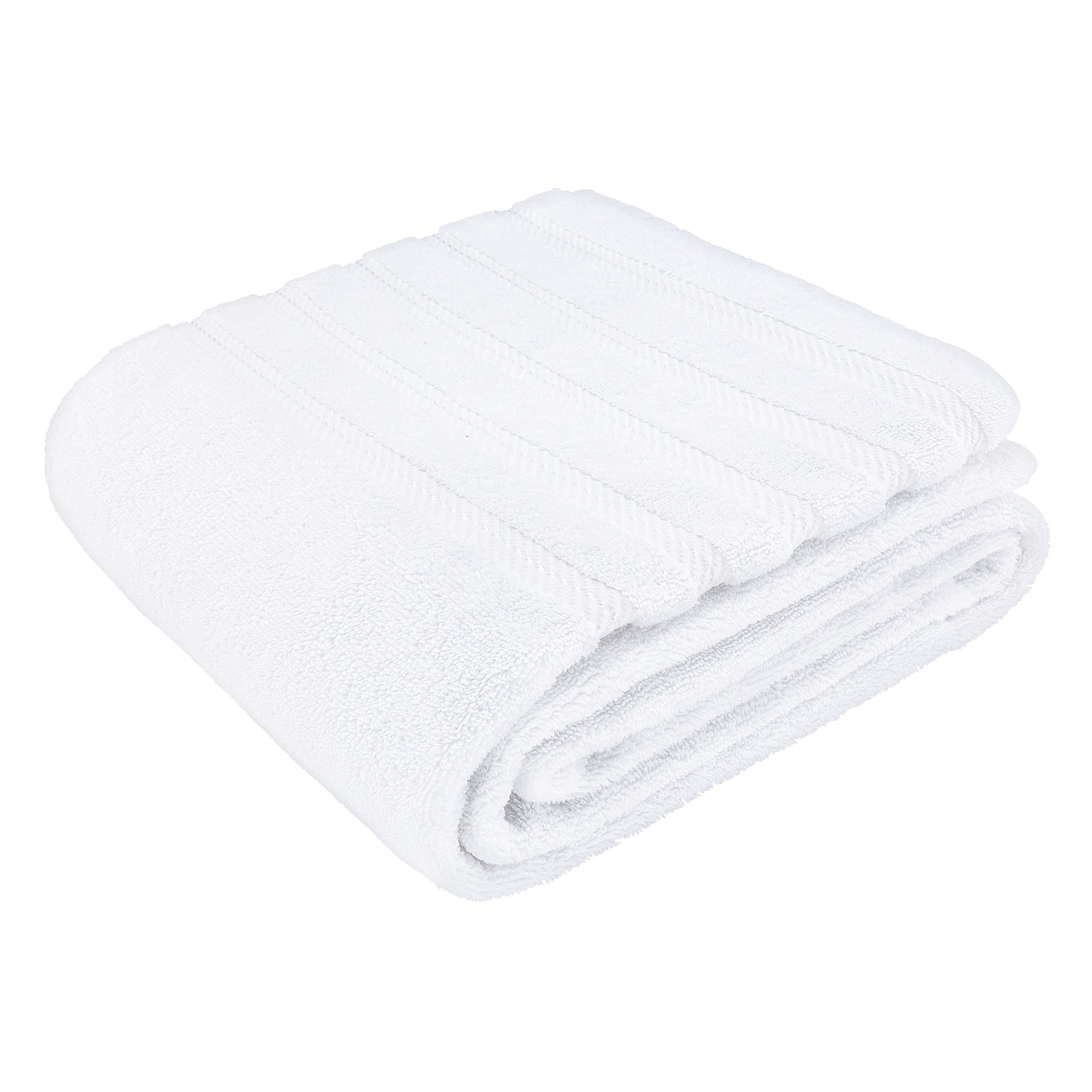 American-softlinen 35x70 Inch 100% Turkish Cotton Jumbo Bath Sheet white-7