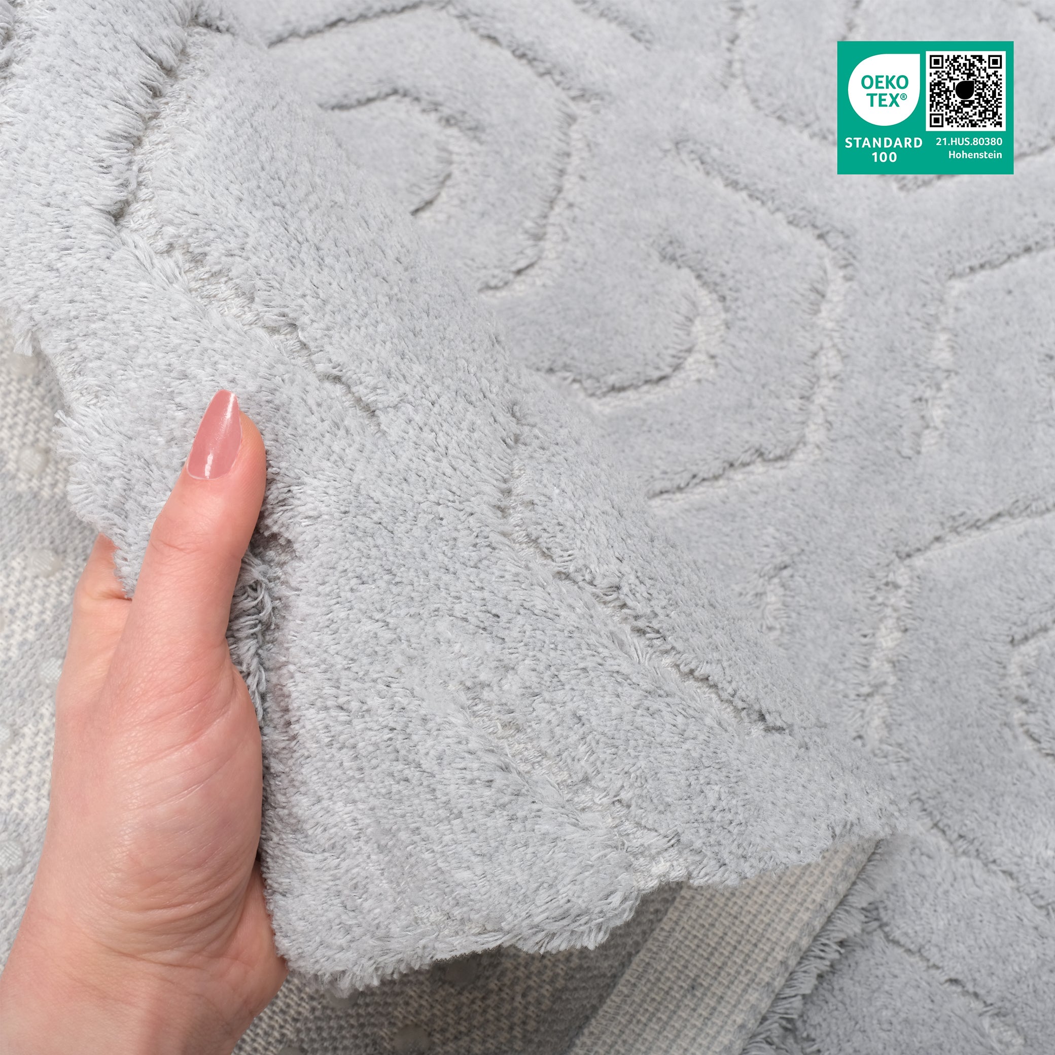 American-softlinen Meja Bath Rug – 21x34" Decorative Premium Cotton Rug - Bath Mats for Bathroom