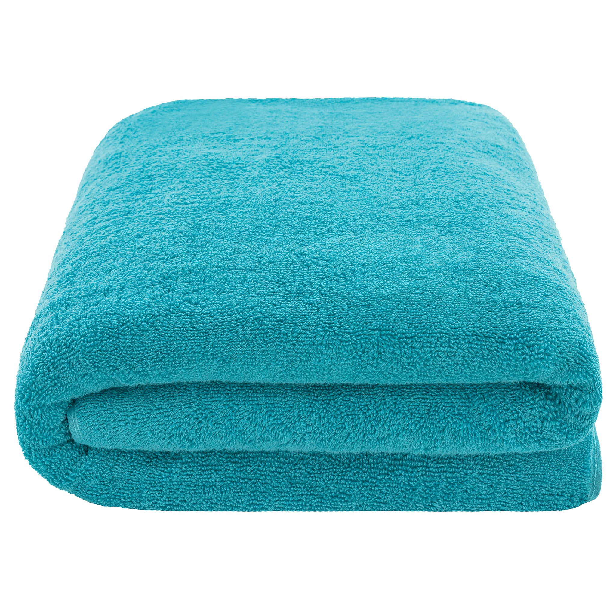 American-softlinen 100% Ring Spun Cotton 40x80 Inches Oversized Bath Sheets aqua-blue-3
