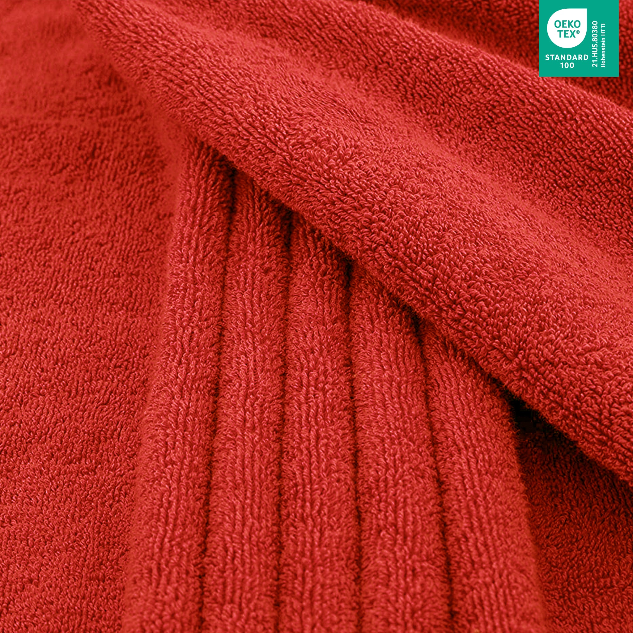 American-softlinen 100% Ring Spun Cotton 40x80 Inches Oversized Bath Sheets red-2