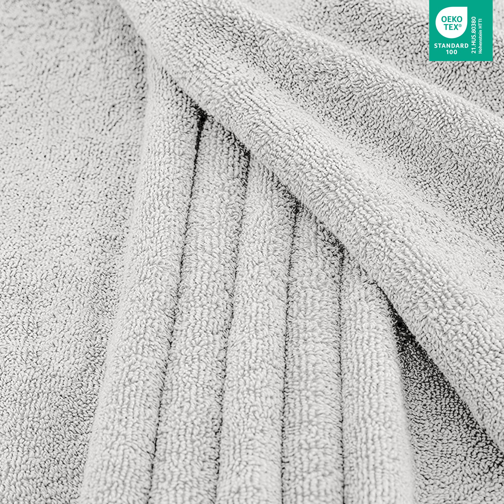 American-softlinen 100% Ring Spun Cotton 40x80 Inches Oversized Bath Sheets silver-gray-2