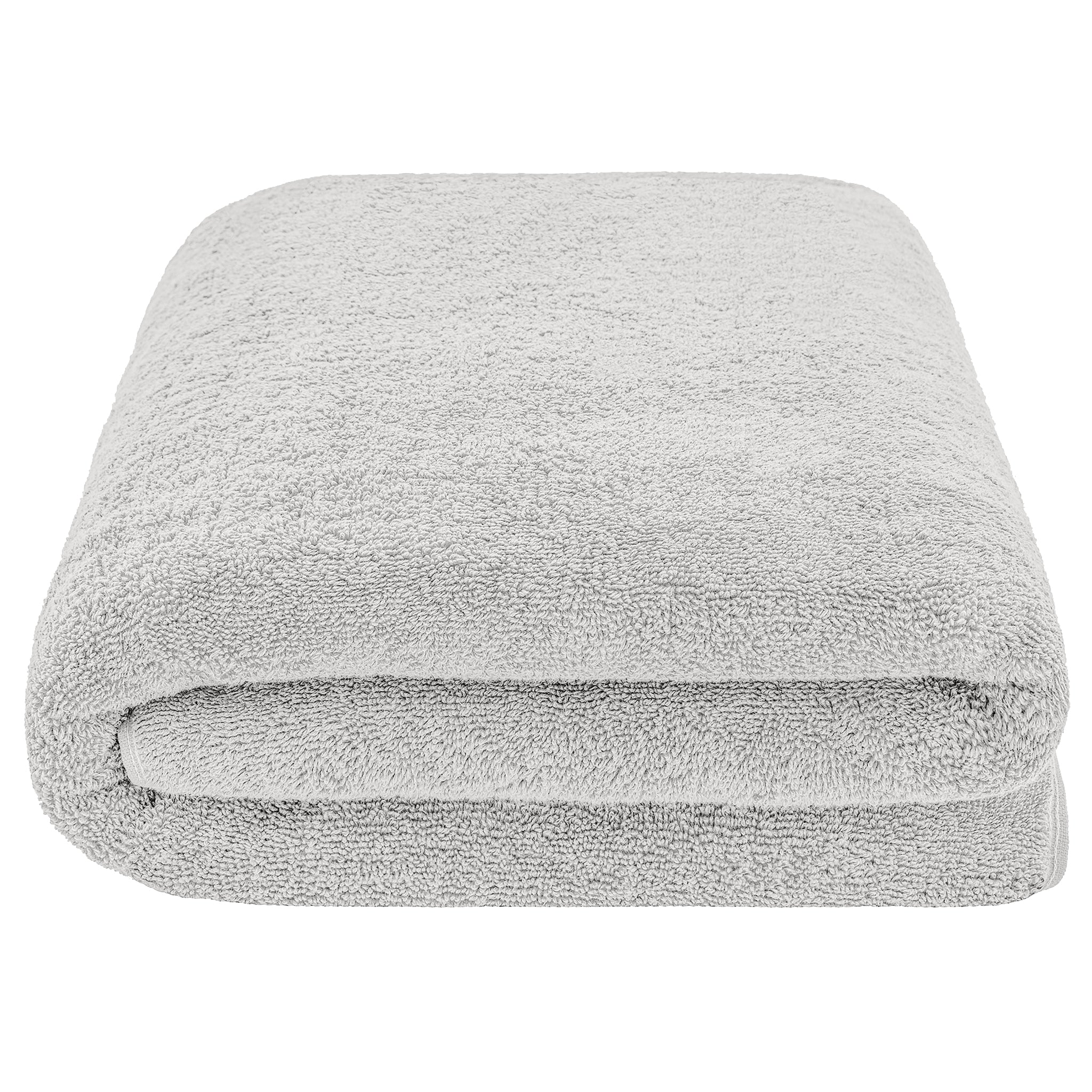 American-softlinen 100% Ring Spun Cotton 40x80 Inches Oversized Bath Sheets silver-gray-3
