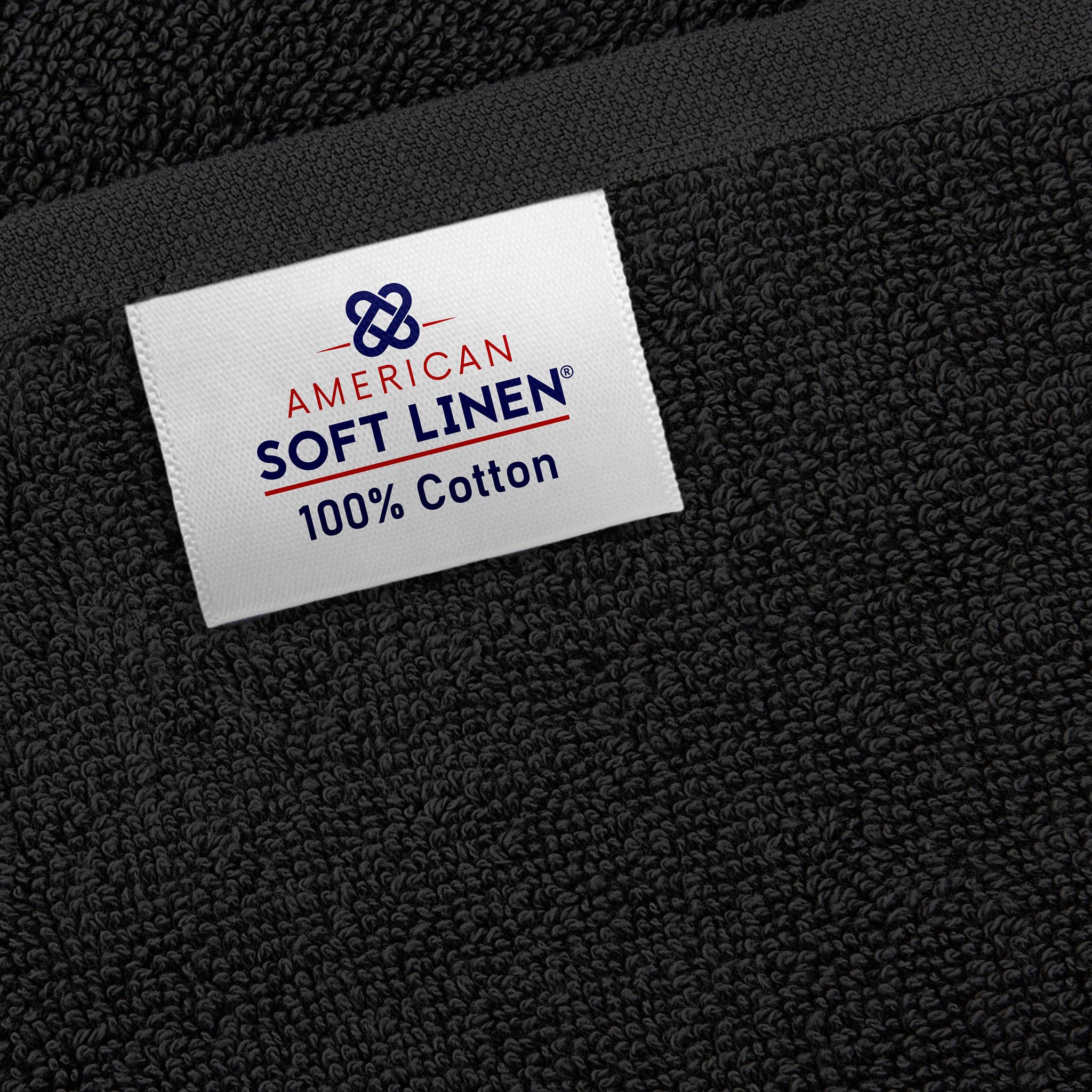 American-softlinen 100% Ring Spun Cotton 40x80 Inches Oversized Bath Sheets black-6