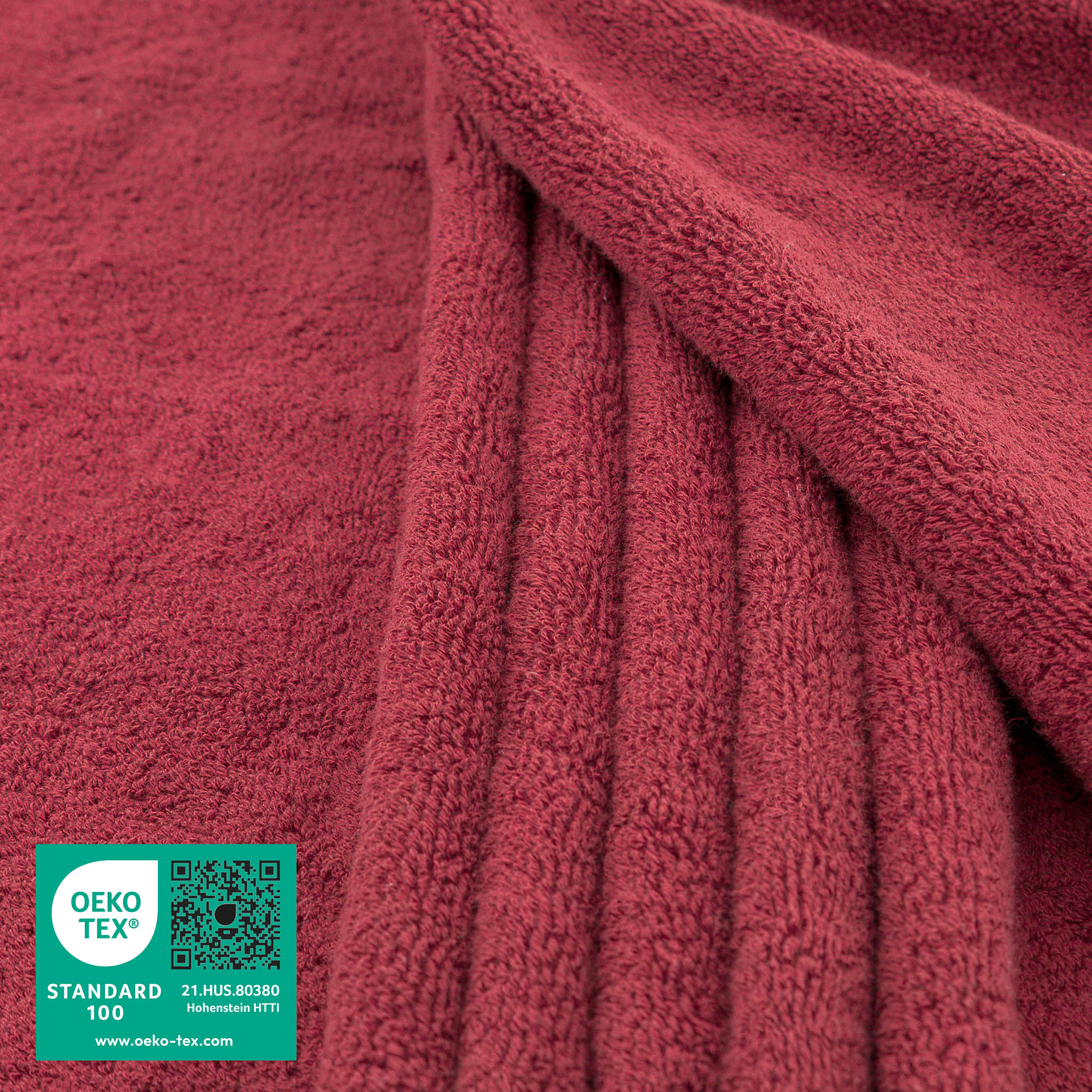 American-softlinen 100% Ring Spun Cotton 40x80 Inches Oversized Bath Sheets bordeaux-red-2