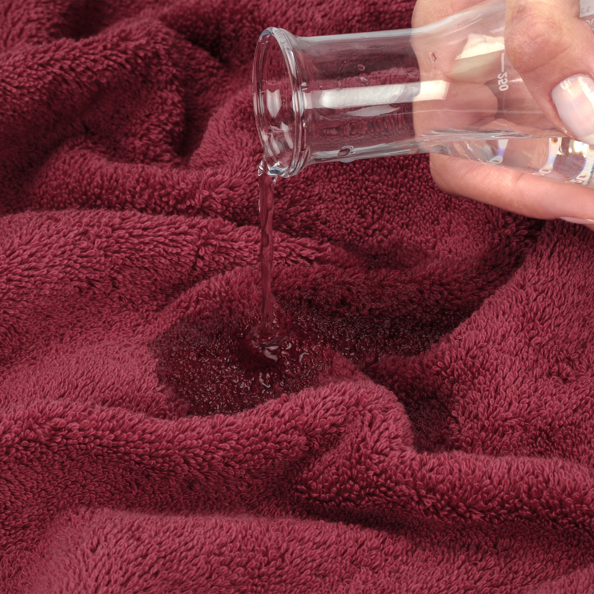 American-softlinen 100% Ring Spun Cotton 40x80 Inches Oversized Bath Sheets bordeaux-red-5
