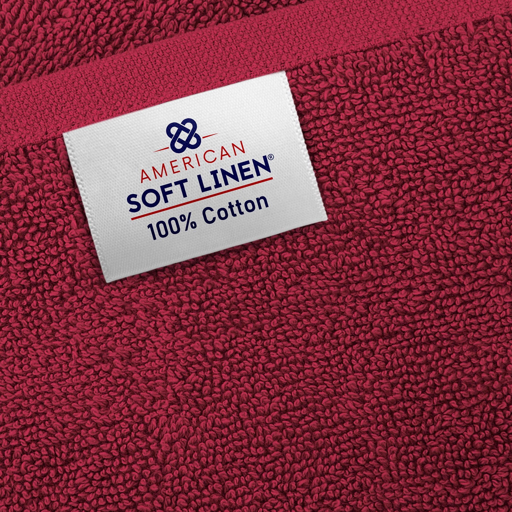 American-softlinen 100% Ring Spun Cotton 40x80 Inches Oversized Bath Sheets bordeaux-red-6