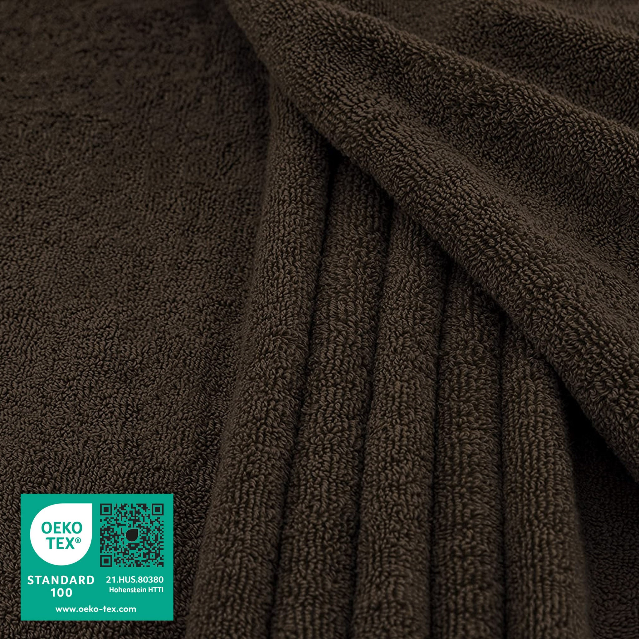American-softlinen 100% Ring Spun Cotton 40x80 Inches Oversized Bath Sheets chocolate-brown-2