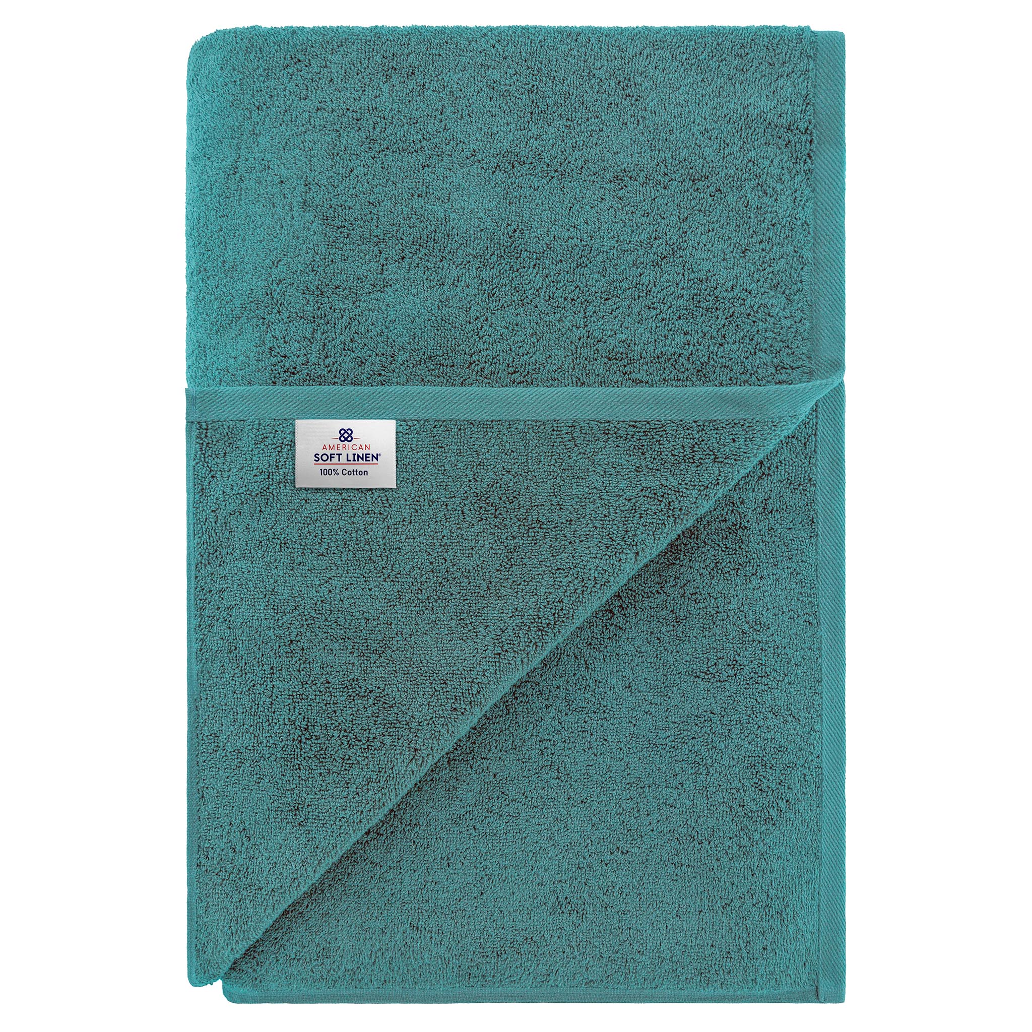 American-softlinen 100% Ring Spun Cotton 40x80 Inches Oversized Bath Sheets colonial-blue-7