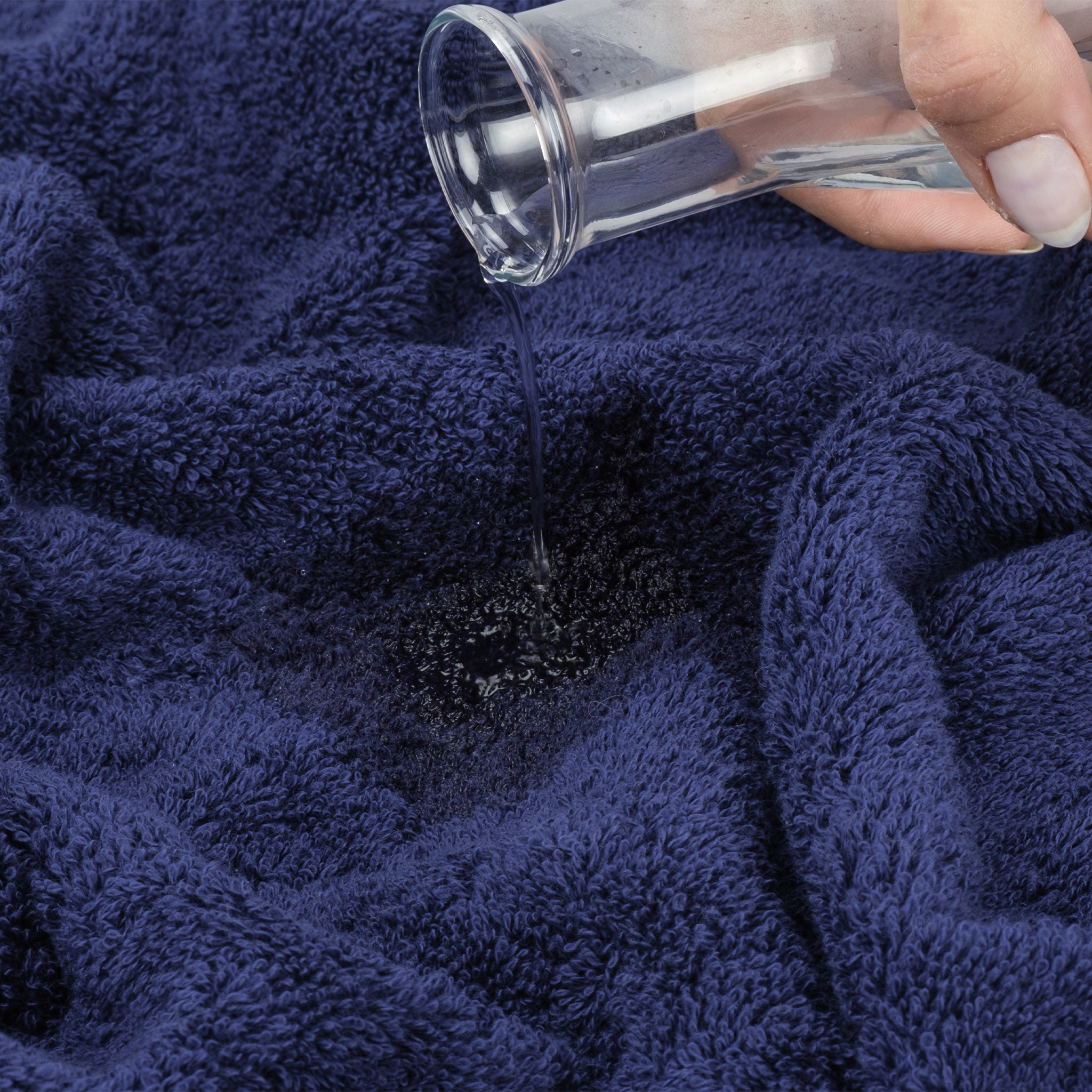 American-softlinen 100% Ring Spun Cotton 40x80 Inches Oversized Bath Sheets navy-blue-5