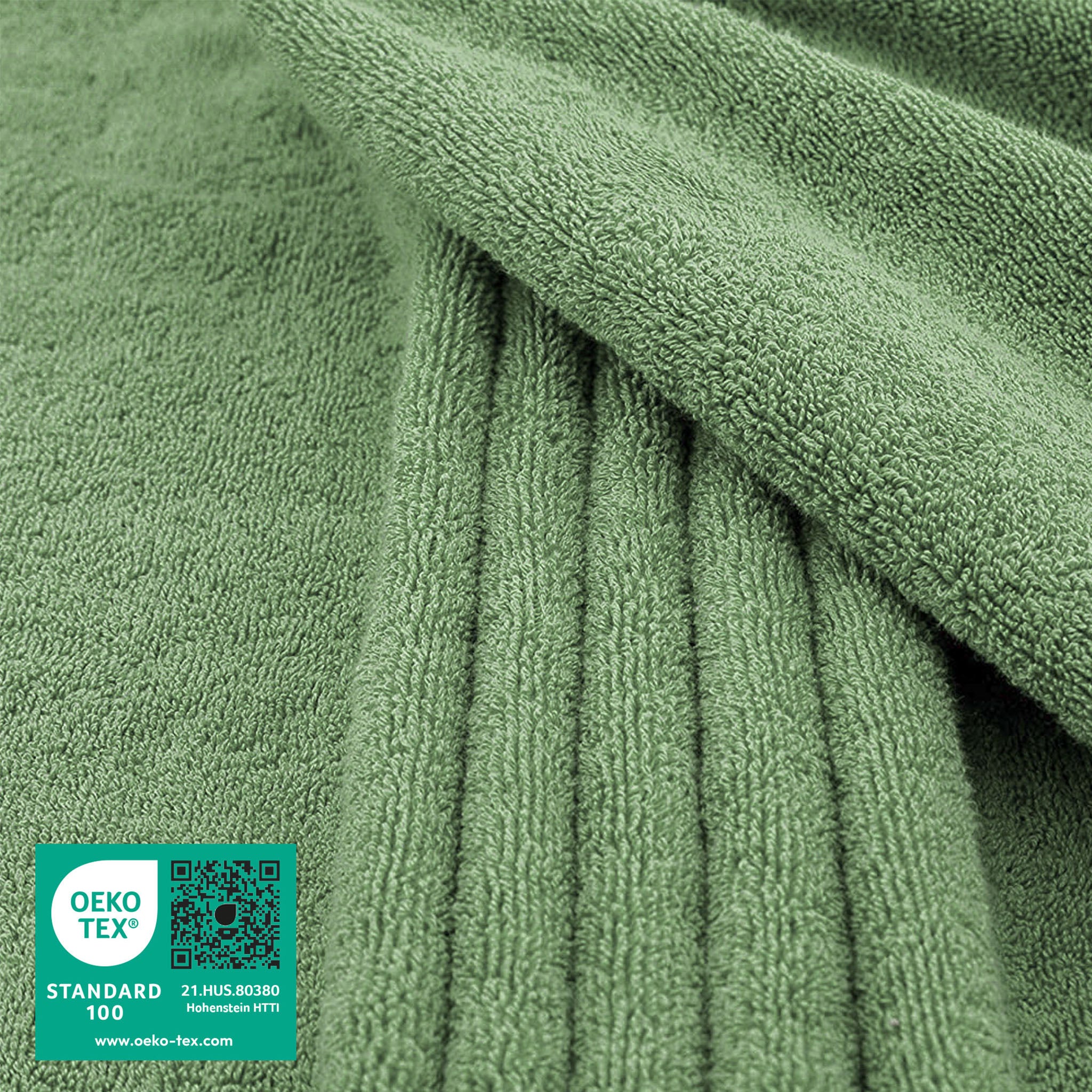 American-softlinen 100% Ring Spun Cotton 40x80 Inches Oversized Bath Sheets sage-green-2