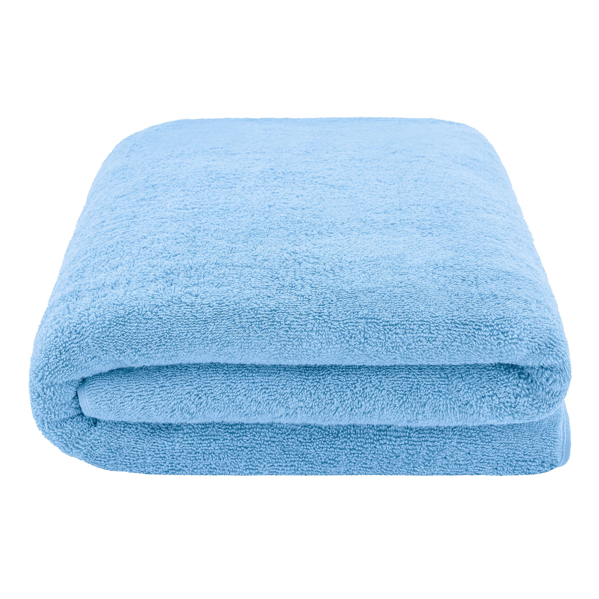 American-softlinen 100% Ring Spun Cotton 40x80 Inches Oversized Bath Sheets sky-blue-3