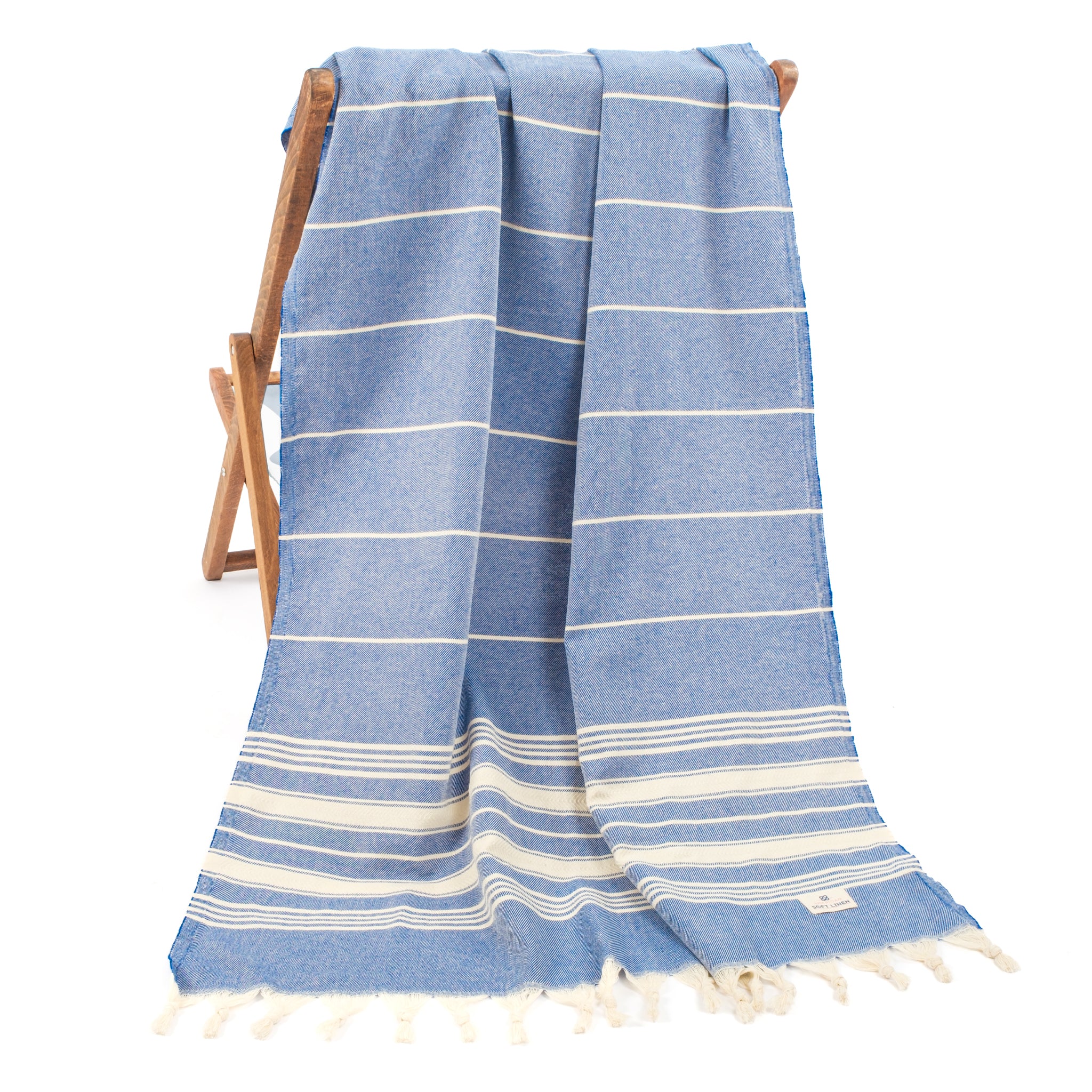 American-softlinen Turkish Peshtemal Beach Towels, Cotton 4 Pack, 40" x 70" Size, Swim Towels for Beach and Pool Towels