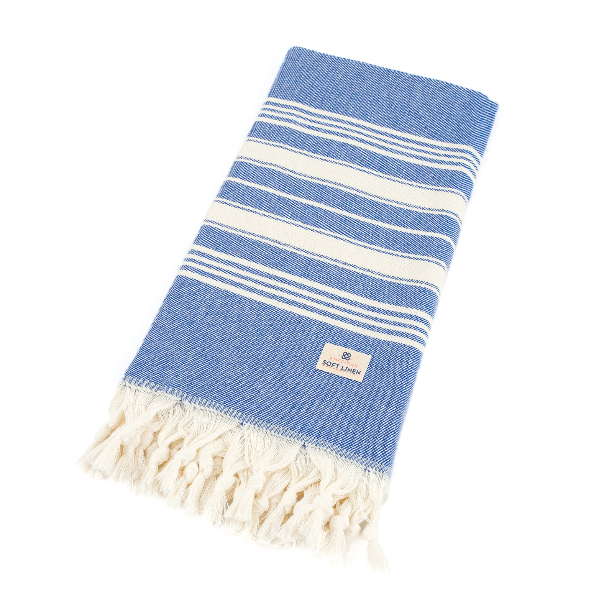 American-softlinen Turkish Peshtemal Beach Towels, Cotton 4 Pack, 40" x 70" Size, Swim Towels for Beach and Pool Towels