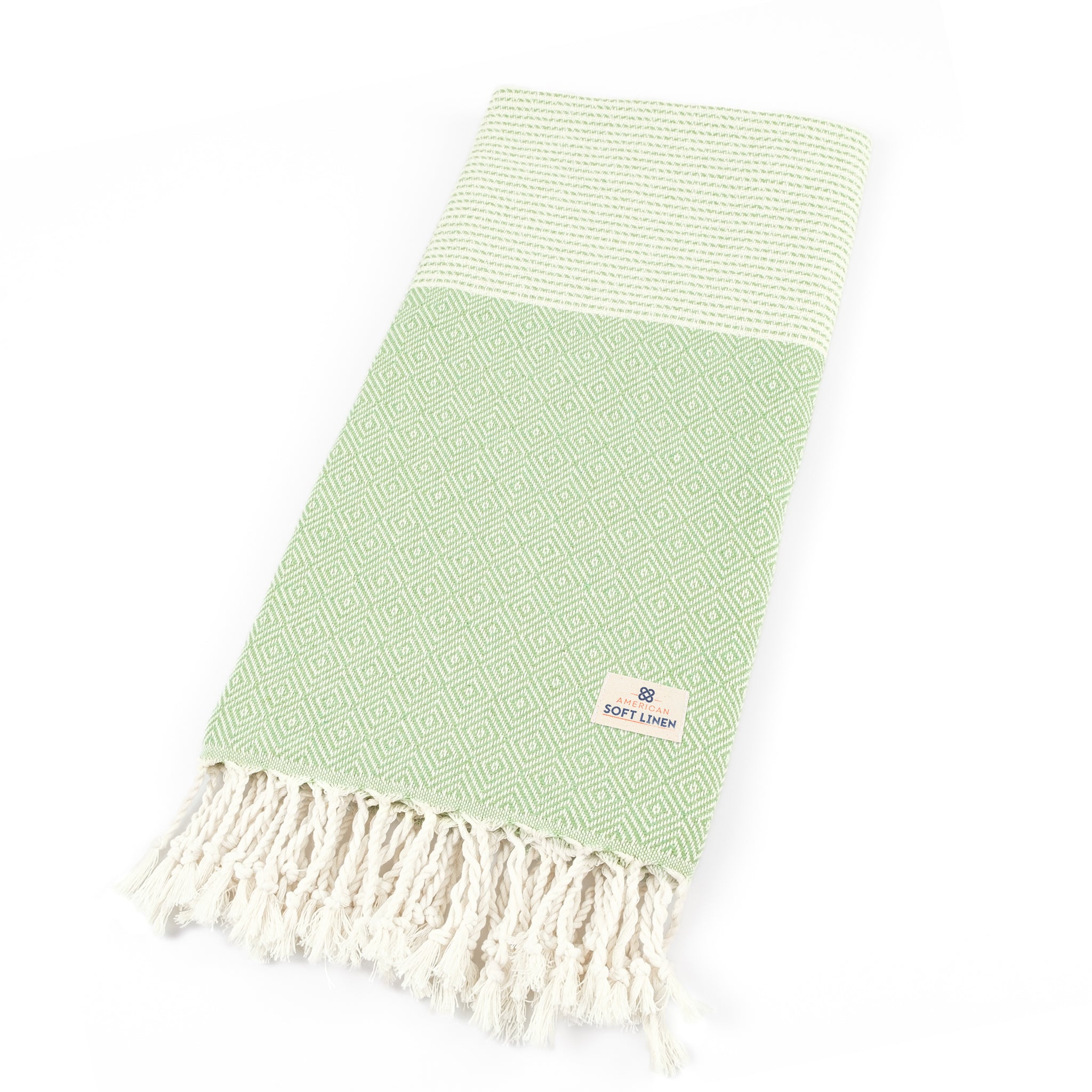 American-softlinen Turkish Peshtemal Beach Towels, Cotton 4 Pack, 40" x 70" Size, Swim Towels for Beach and Pool Towels