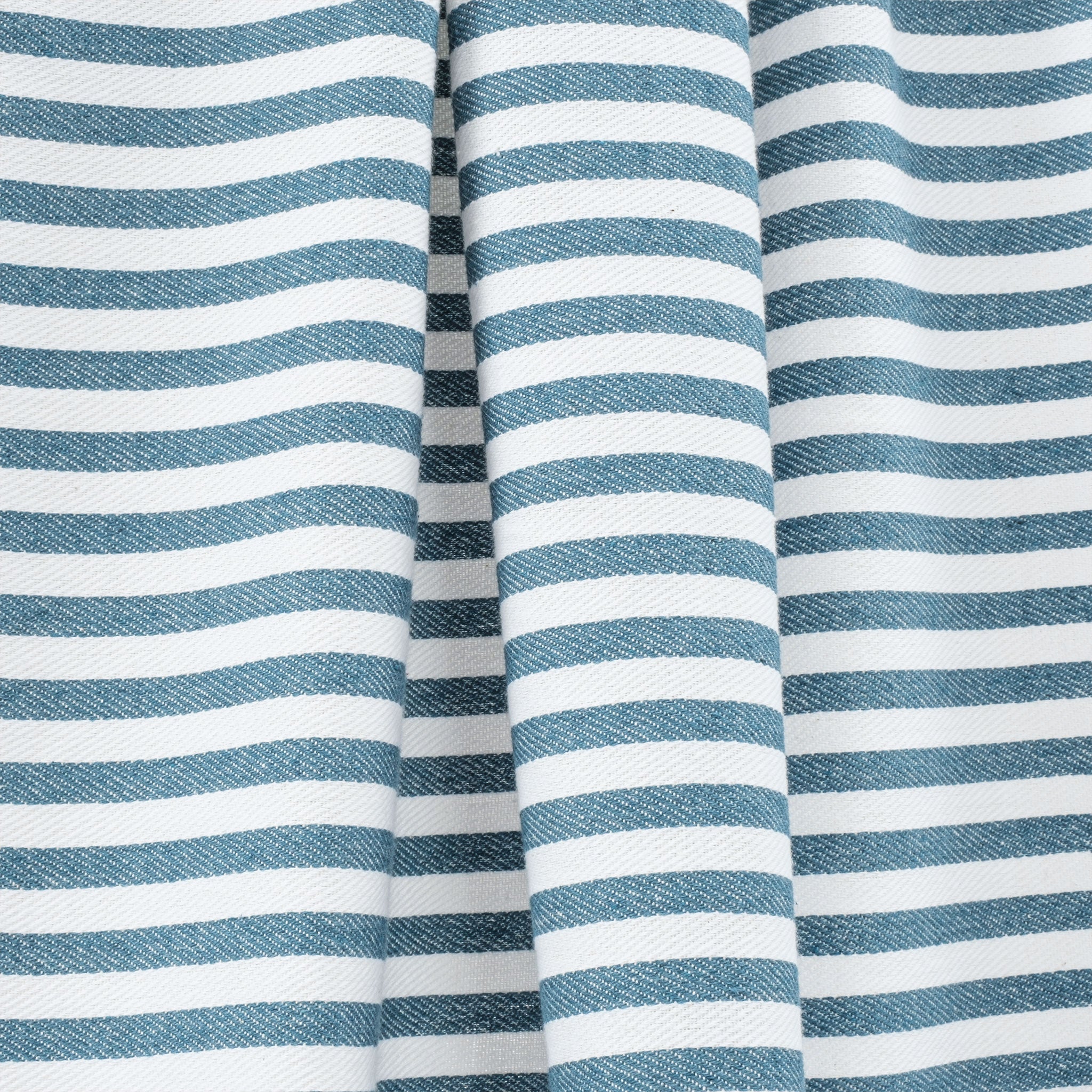 American-softlinen - 100% Cotton Turkish Peshtemal Towels 40x70 Inches - Petrol-Blue - 2