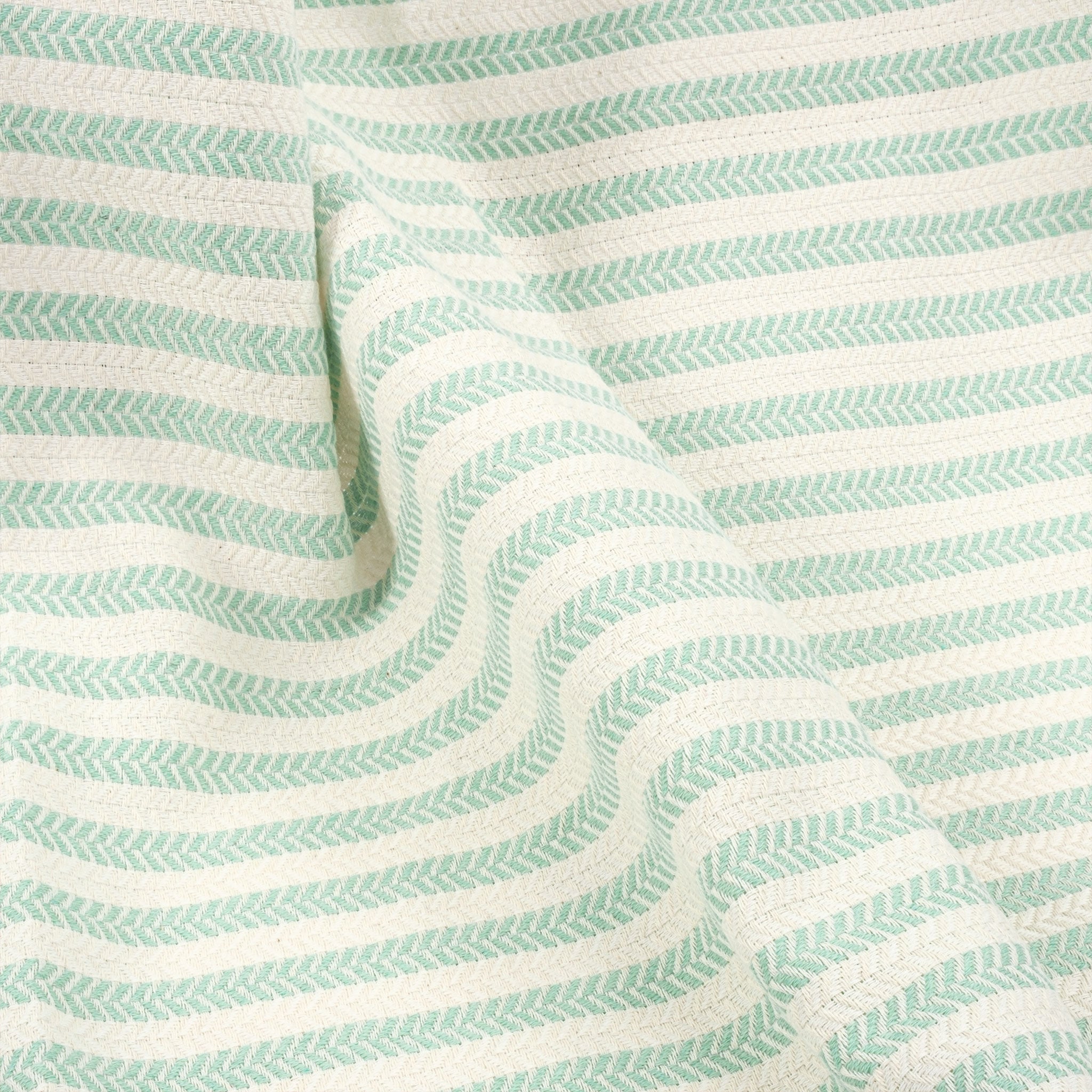 American-softlinen - 100% Cotton Turkish Peshtemal Towels 40x70 Inches - Sage - 2