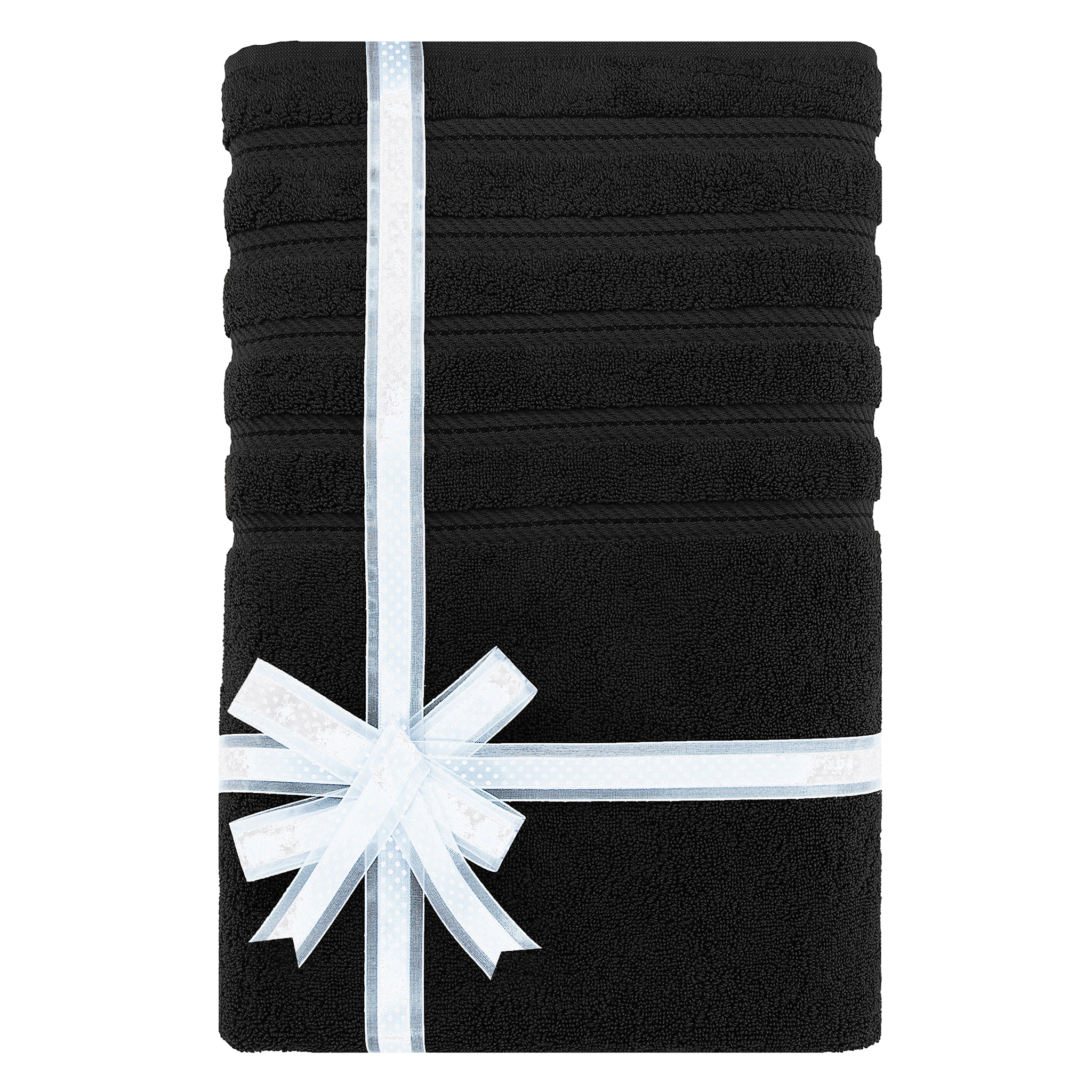 American-softlinen - 35x70 Jumbo Bath Sheet Turkish Bath Towel - 16 Piece Case Pack - Black - 3