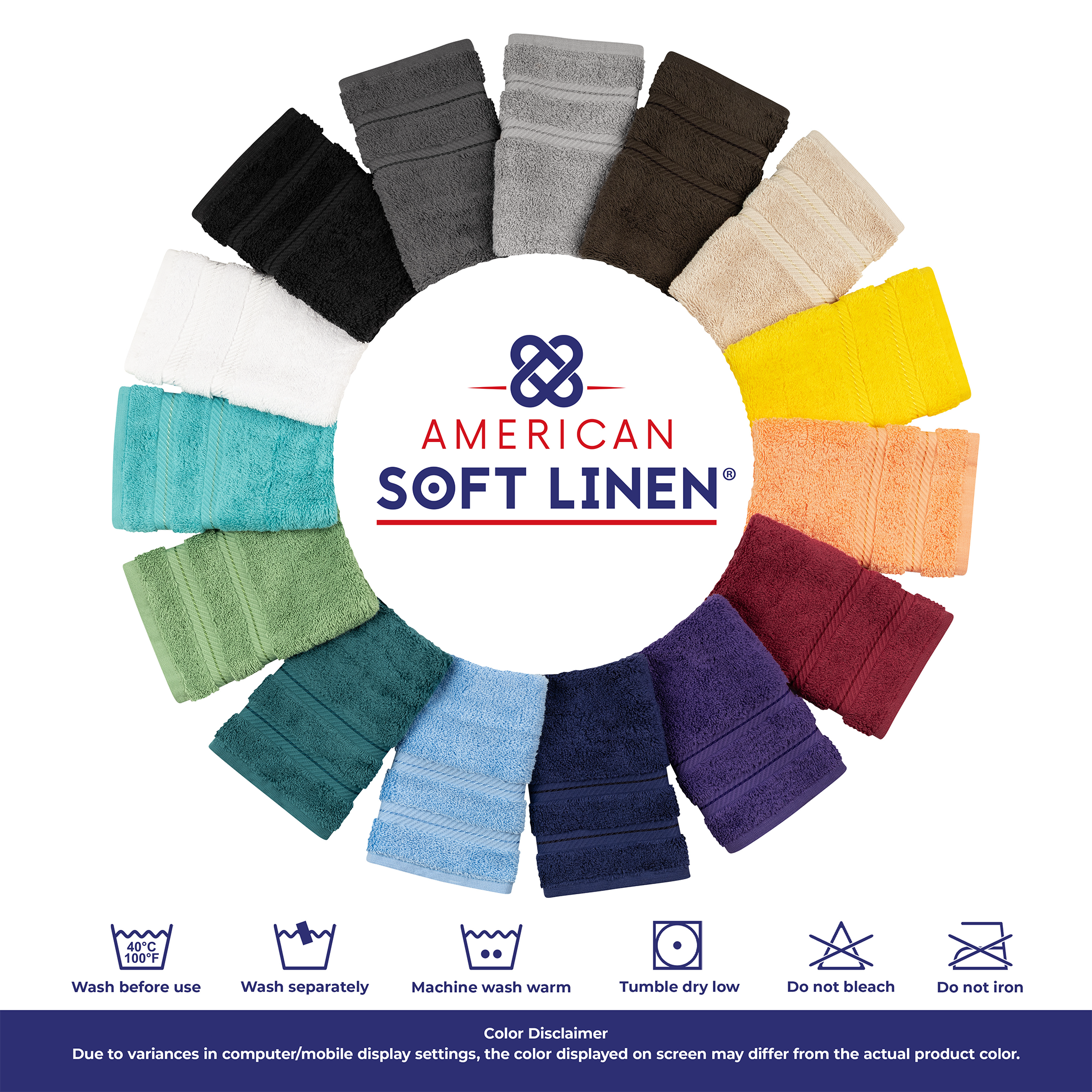 American-softlinen - 35x70 Jumbo Bath Sheet Turkish Bath Towel - 16 Piece Case Pack - Black - 8