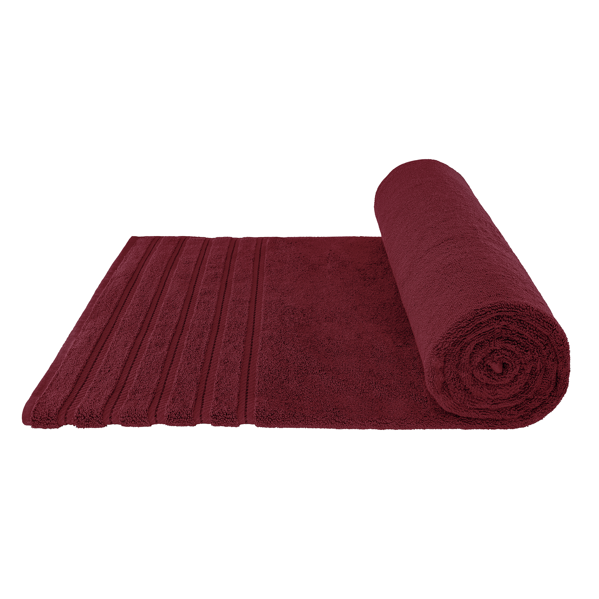 American-softlinen - 35x70 Jumbo Bath Sheet Turkish Bath Towel - 16 Piece Case Pack - Bordeaux-Red - 6