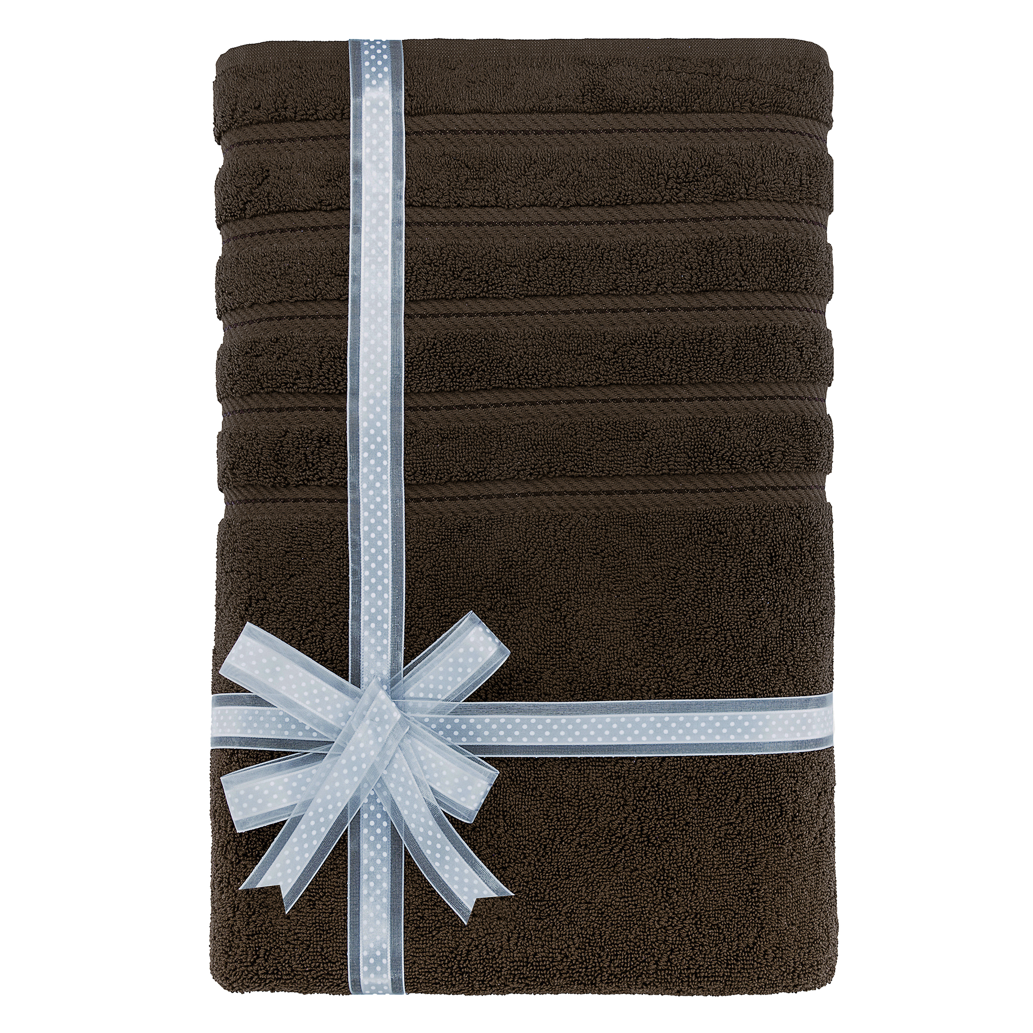American-softlinen - 35x70 Jumbo Bath Sheet Turkish Bath Towel - 16 Piece Case Pack - Chocolate-Brown - 3