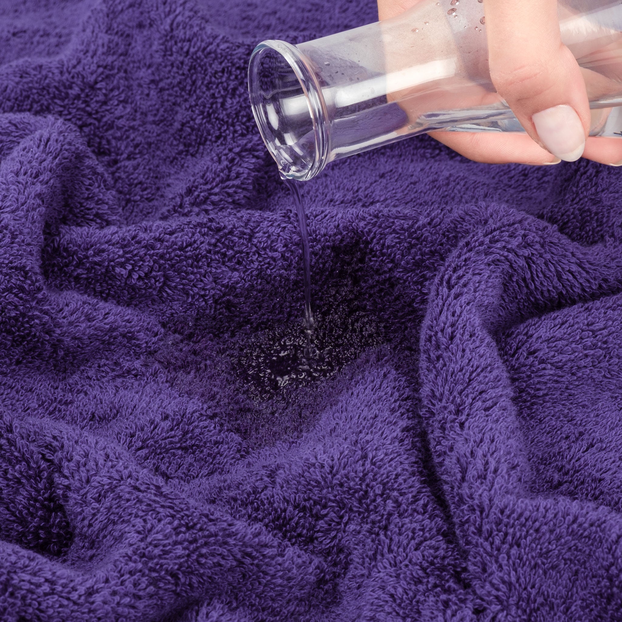 American-softlinen - 35x70 Jumbo Bath Sheet Turkish Bath Towel - 16 Piece Case Pack - Purple - 5