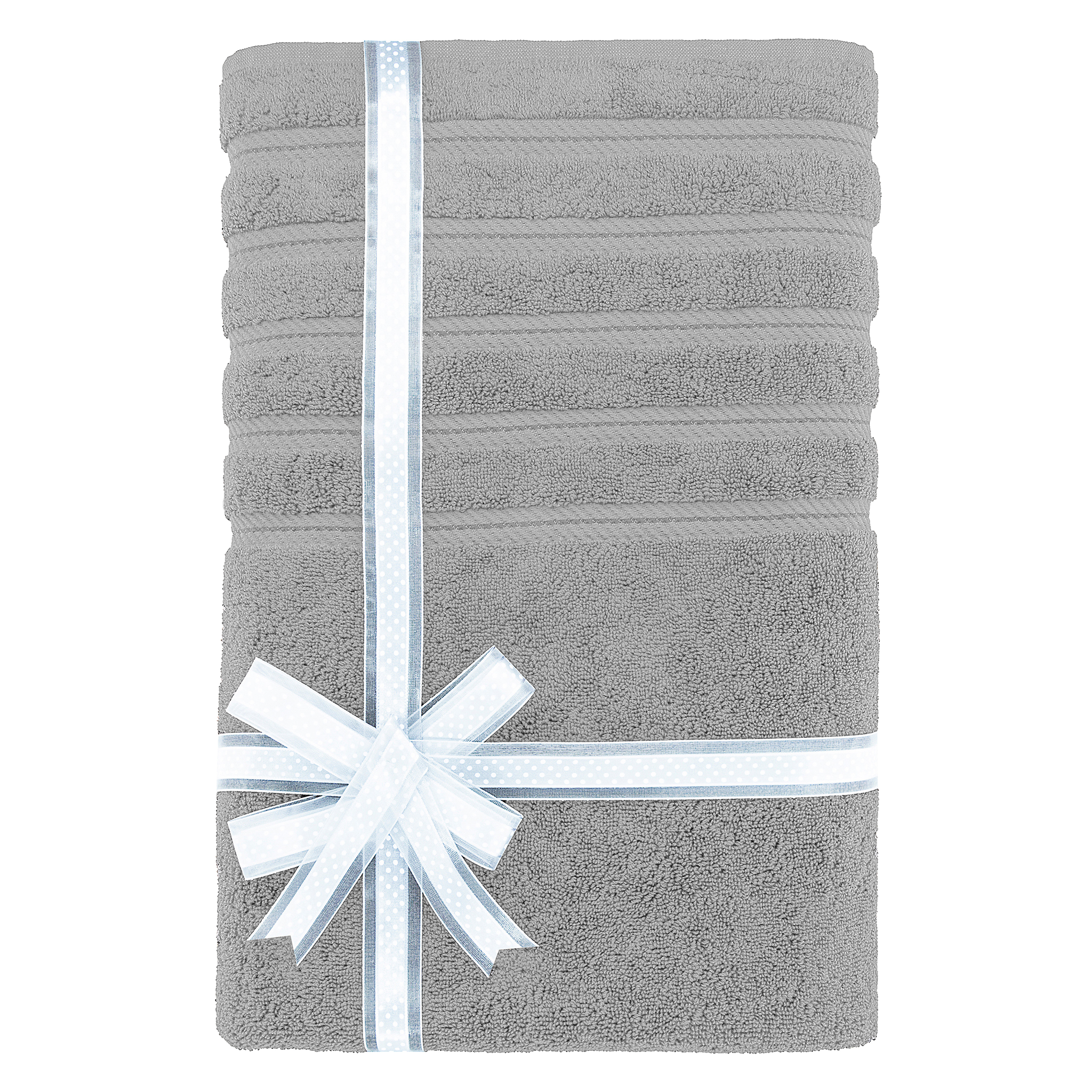 American-softlinen - 35x70 Jumbo Bath Sheet Turkish Bath Towel - 16 Piece Case Pack - Rockridge-Gray - 3