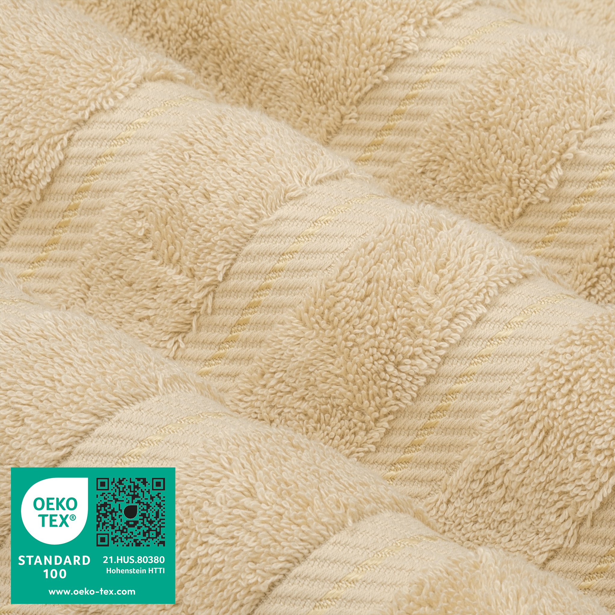 American-softlinen - 35x70 Jumbo Bath Sheet Turkish Bath Towel - 16 Piece Case Pack - Sand-Taupe - 2