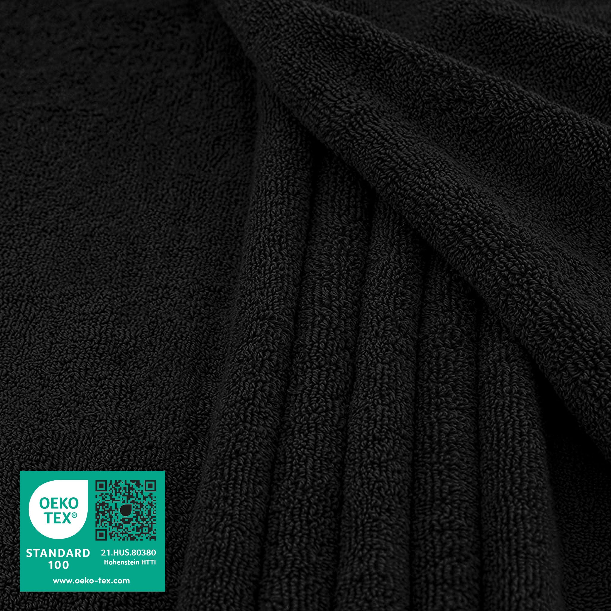 American-softlinen - 40x80 Inch Oversized Bath Sheet Turkish Bath Towel - 12 Piece Case Pack - Black - 2