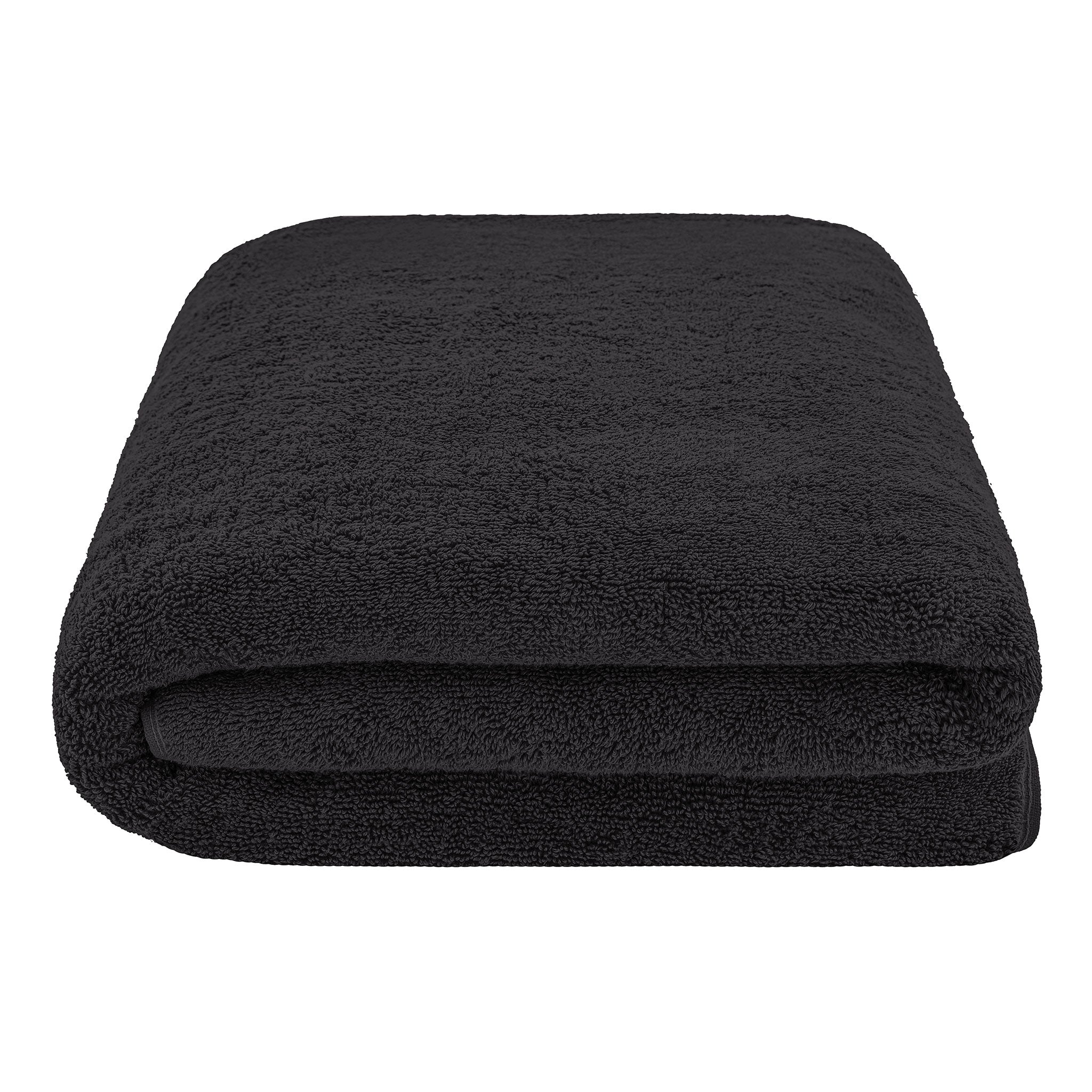 American-softlinen - 40x80 Inch Oversized Bath Sheet Turkish Bath Towel - 12 Piece Case Pack - Black - 3