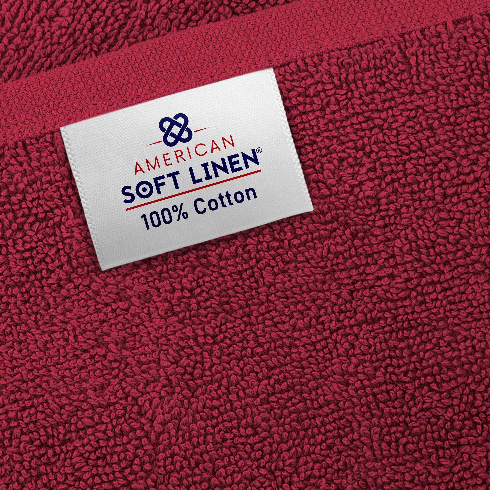 American-softlinen - 40x80 Inch Oversized Bath Sheet Turkish Bath Towel - 12 Piece Case Pack - Bordeaux-Red - 5