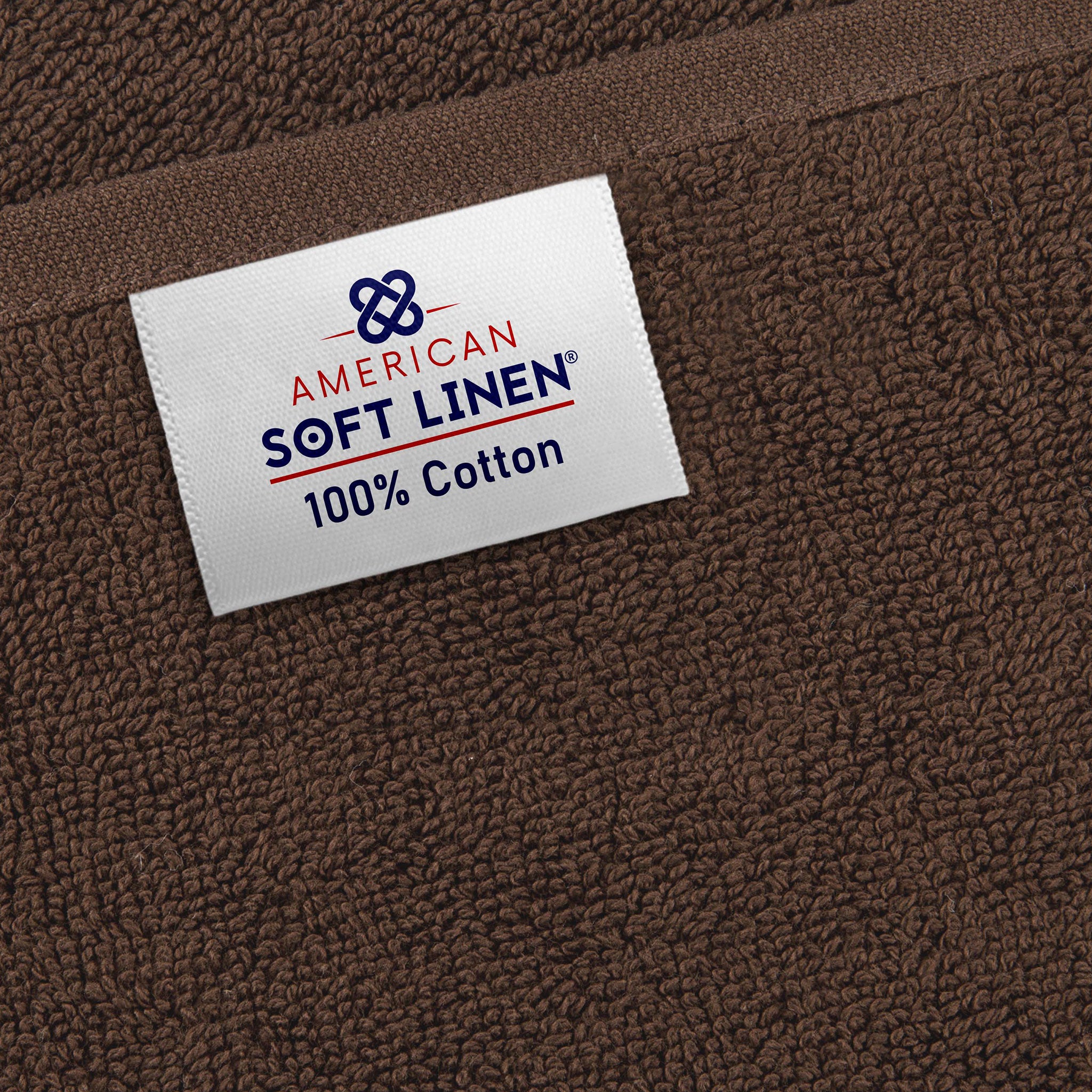 American-softlinen - 40x80 Inch Oversized Bath Sheet Turkish Bath Towel - 12 Piece Case Pack - Chocolate-Brown - 5