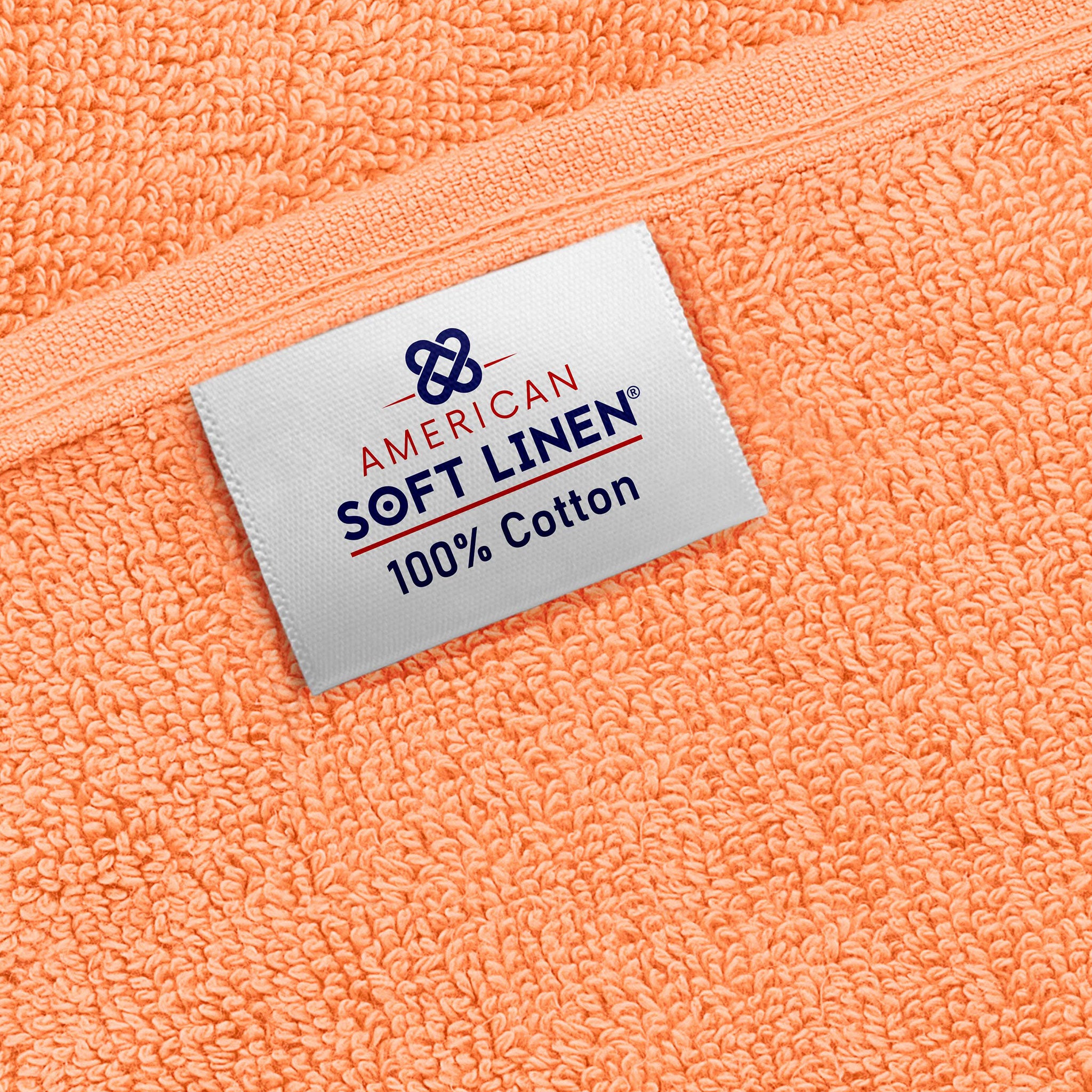 American-softlinen - 40x80 Inch Oversized Bath Sheet Turkish Bath Towel - 12 Piece Case Pack - Malibu-Peach - 5