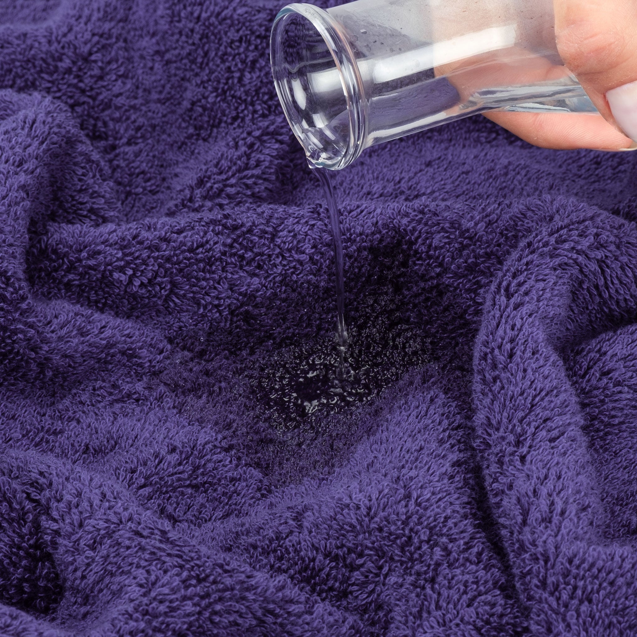 American-softlinen - 40x80 Inch Oversized Bath Sheet Turkish Bath Towel - 12 Piece Case Pack - Purple - 4