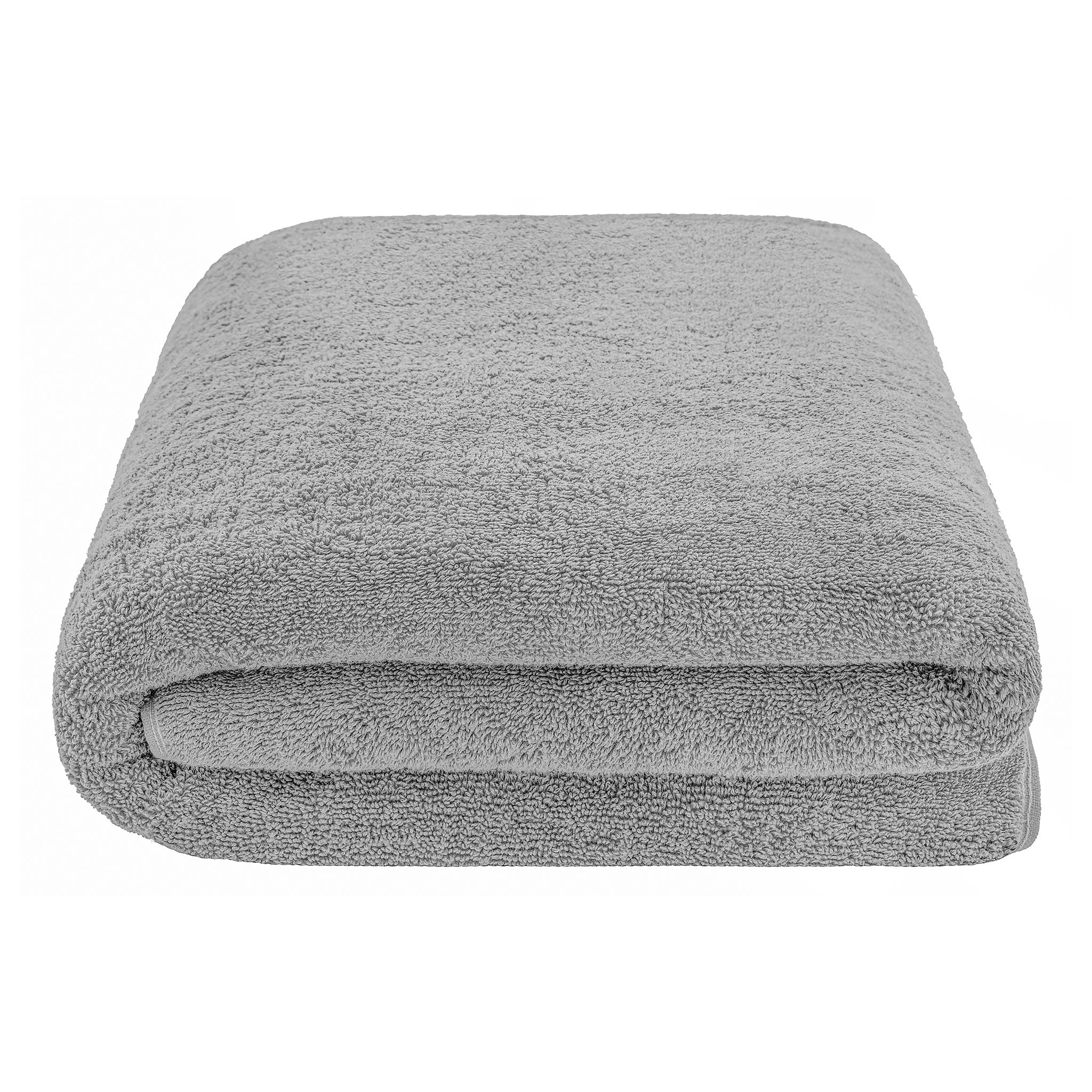 American-softlinen - 40x80 Inch Oversized Bath Sheet Turkish Bath Towel - 12 Piece Case Pack - Rockridge-Gray - 3