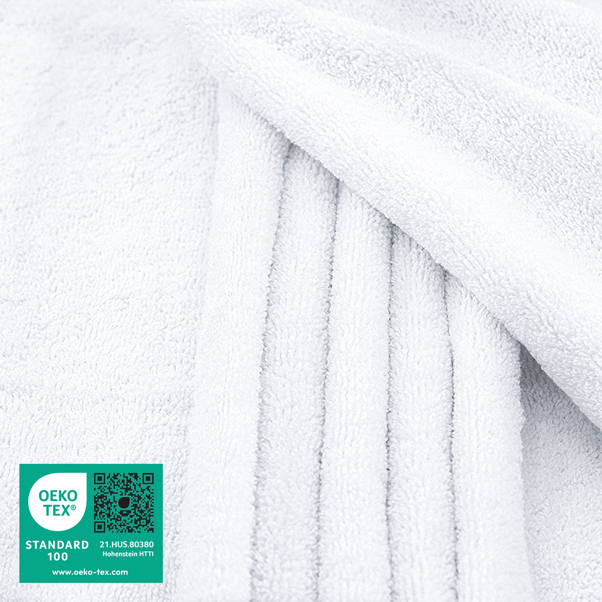 American-softlinen - 40x80 Inch Oversized Bath Sheet Turkish Bath Towel - 12 Piece Case Pack - White - 2