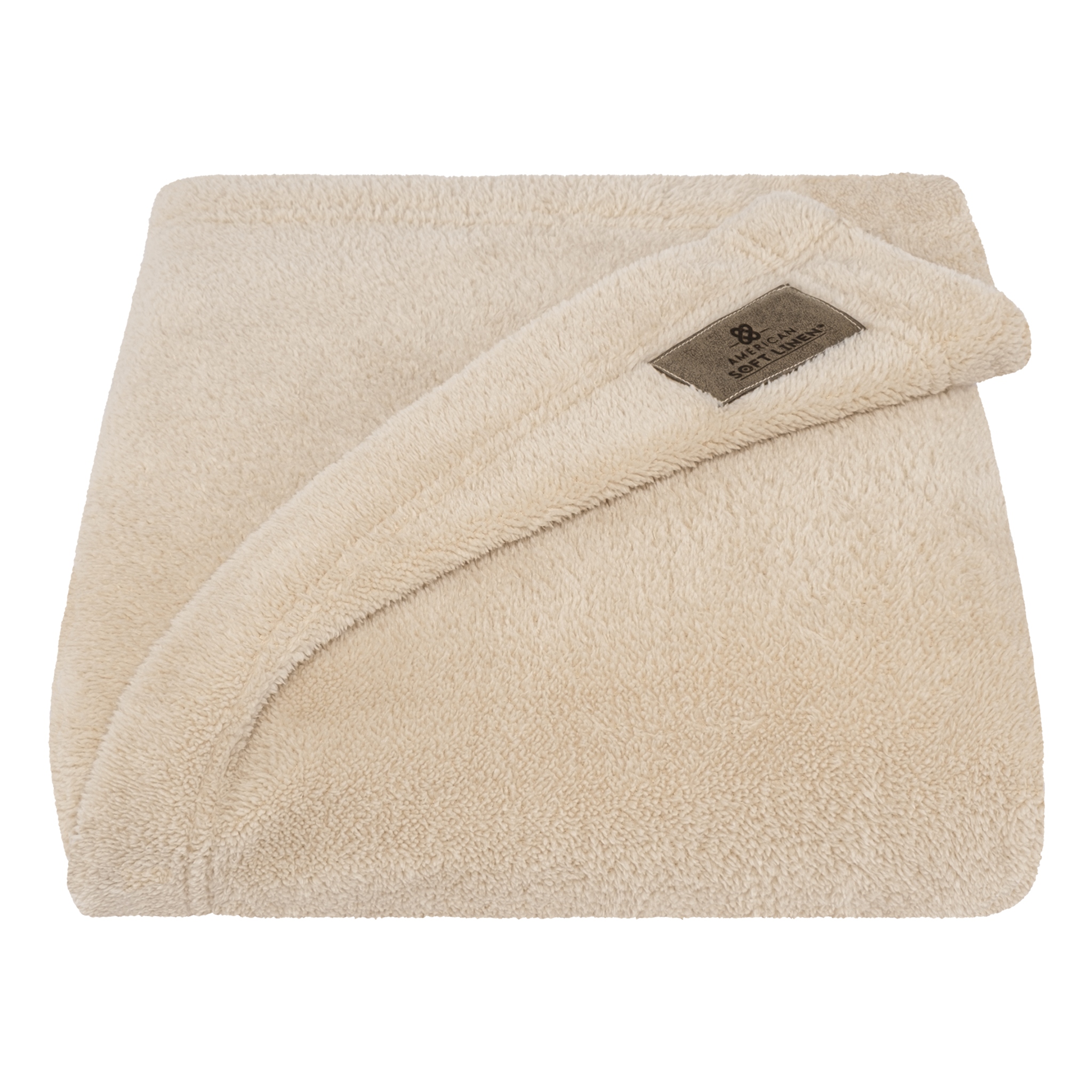 American-softlinen - Bedding Fleece Blanket - Throw Size 50x60 inches - Sand-Taupe - 3